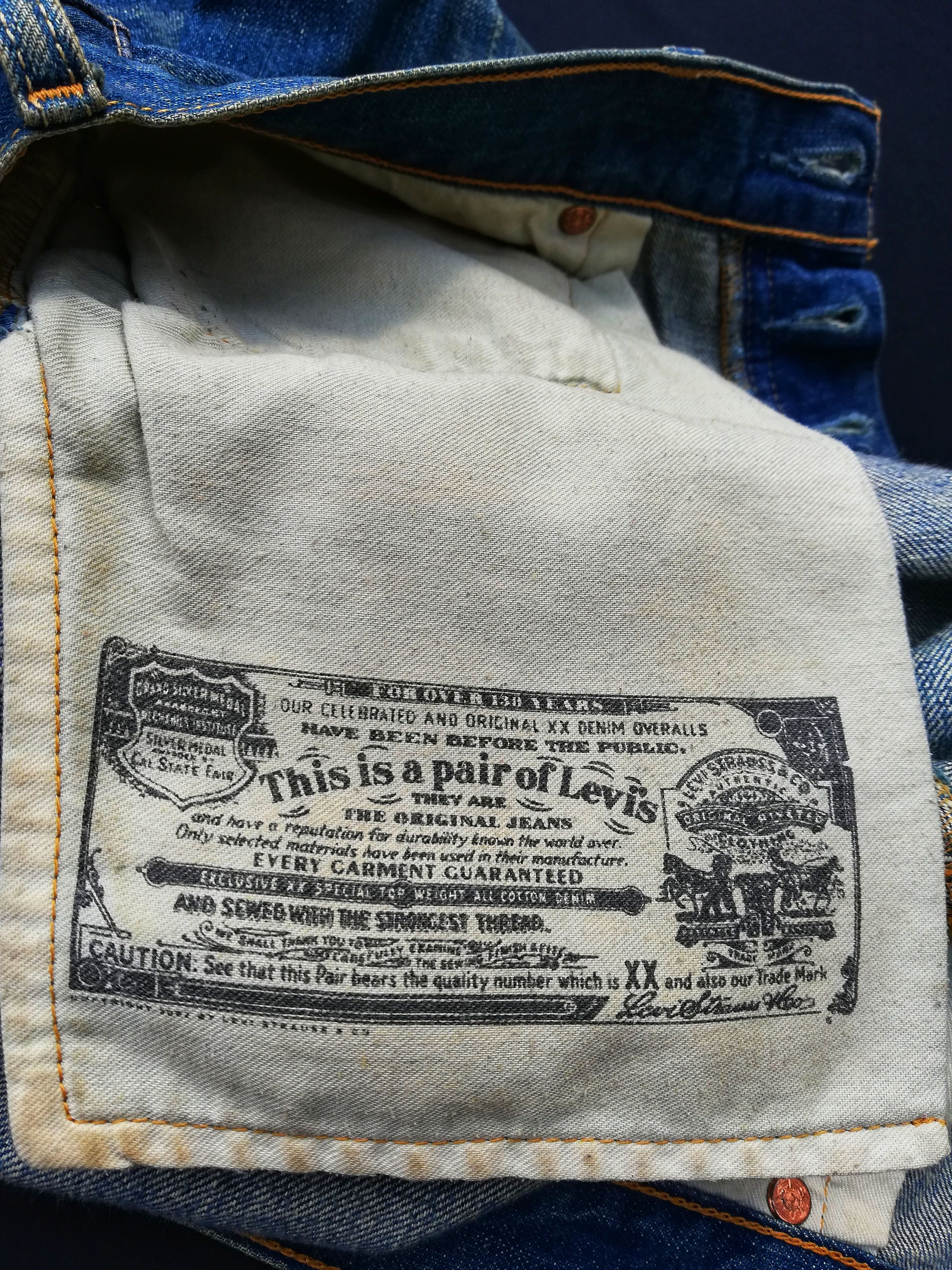 Levi's 🔥GRAIL AW06 Levi's Distressed Denim Limited Edition Jeans Size US 31 - 16 Thumbnail
