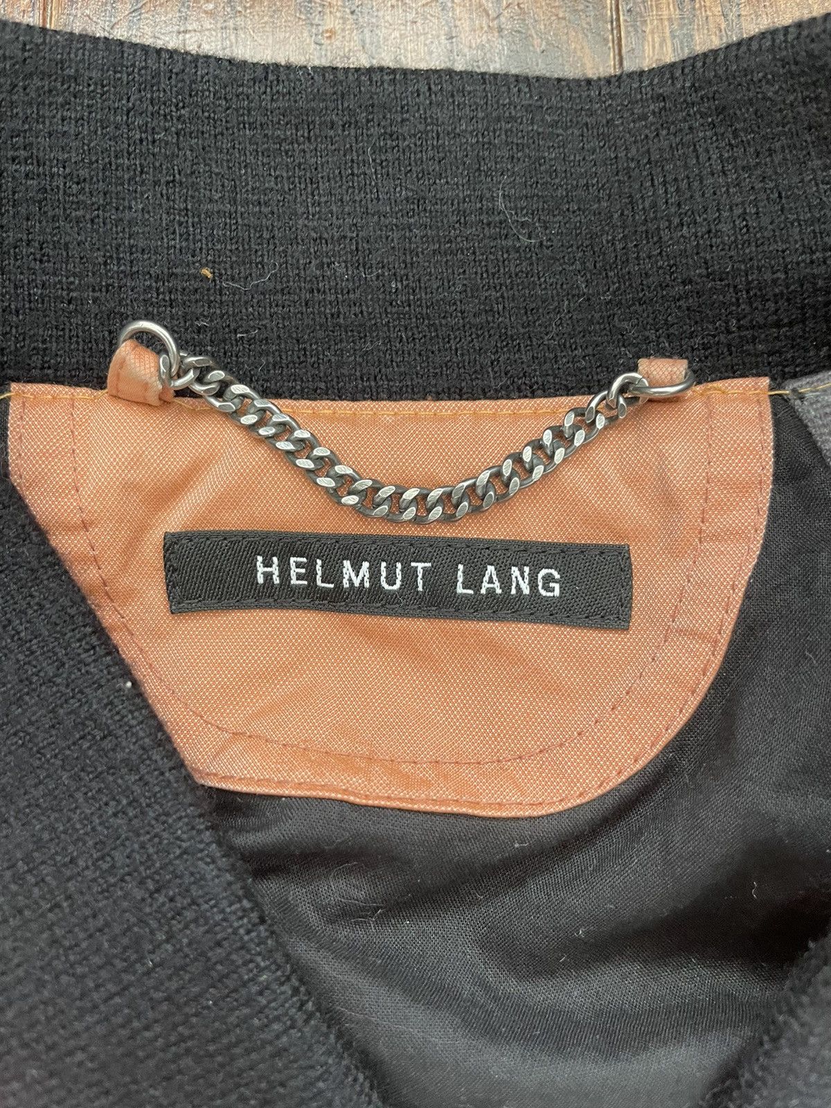 Helmut Lang Archive Helmut Lang Safety Asymmetrical Bomber Jacket Orange Size US M / EU 48-50 / 2 - 4 Thumbnail