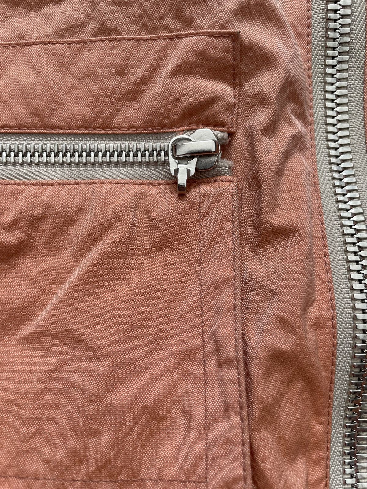 Helmut Lang Archive Helmut Lang Safety Asymmetrical Bomber Jacket Orange Size US M / EU 48-50 / 2 - 6 Thumbnail