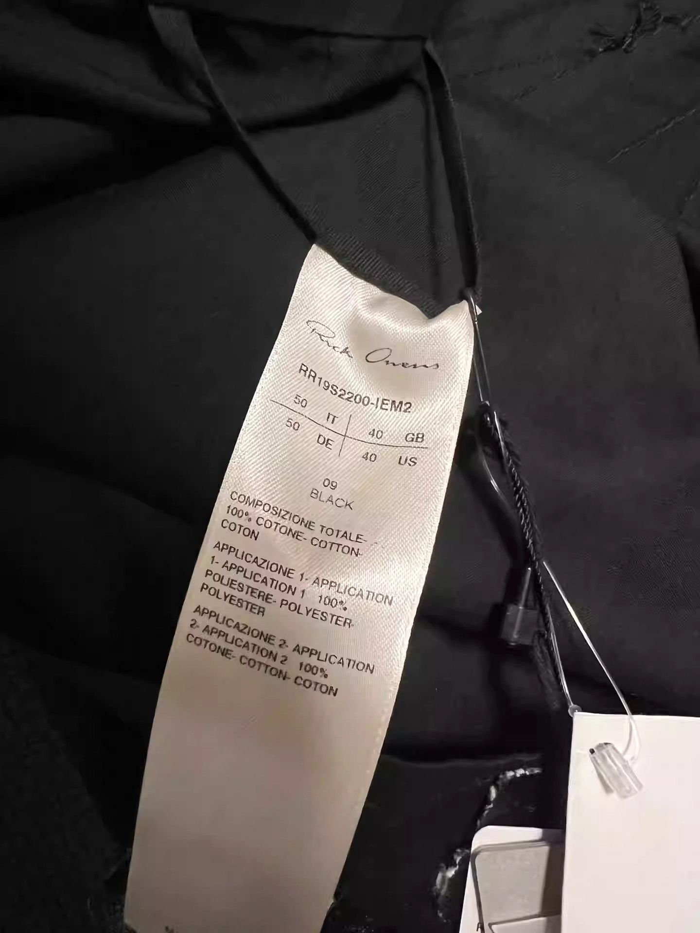 Rick Owens Rick Owens 19SS show main line sequin scale armor short tee Size US M / EU 48-50 / 2 - 4 Thumbnail
