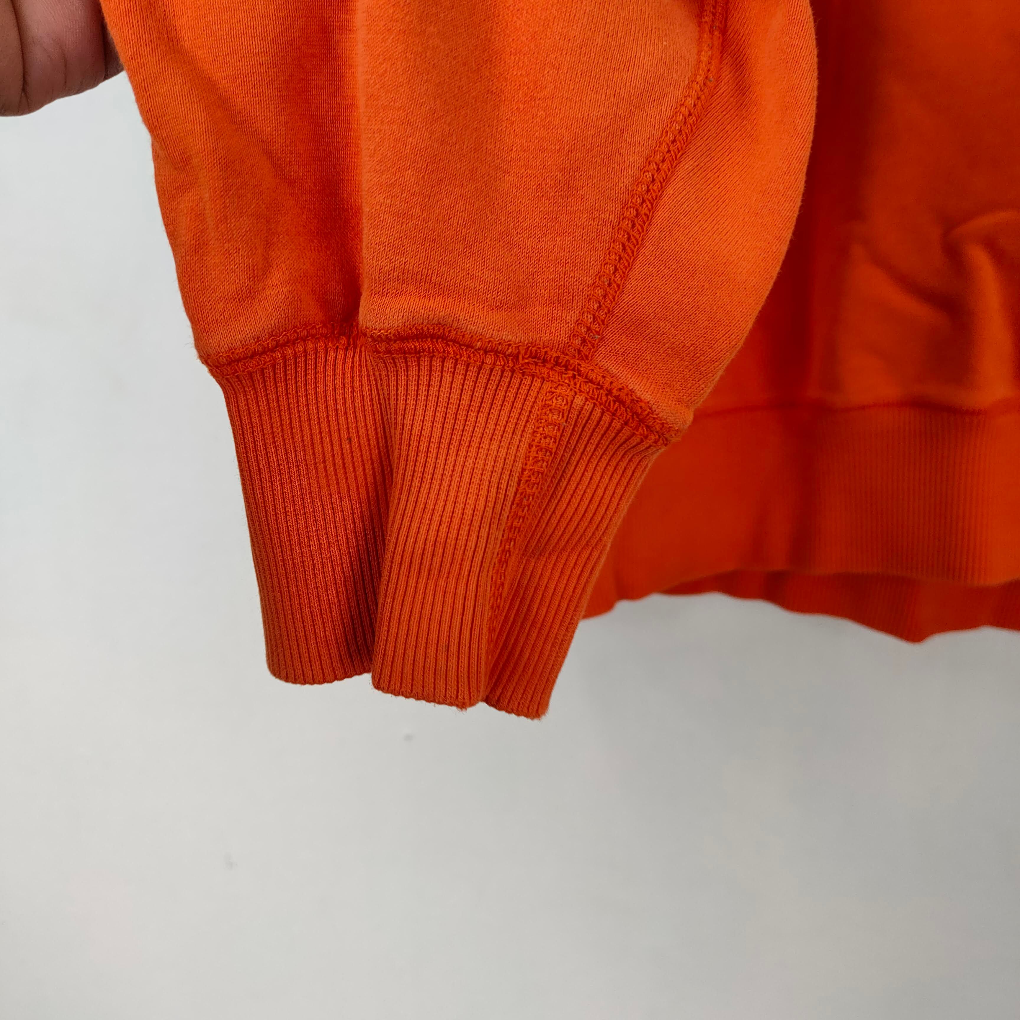 Uniqlo Uniqlo Orange Plain Sweatshirt niqlo Size US XL / EU 56 / 4 - 3 Thumbnail