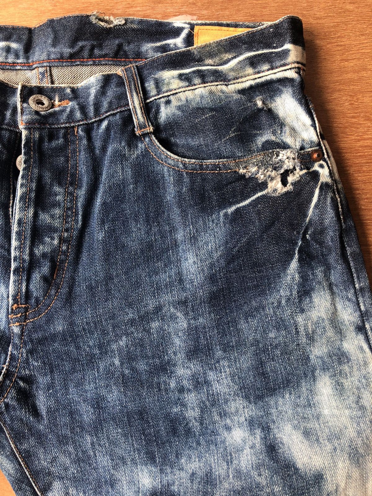 Ciaopanic × Japanese Brand CIAOPANIC acid wash denim jeans Size US 34 / EU 50 - 2 Thumbnail