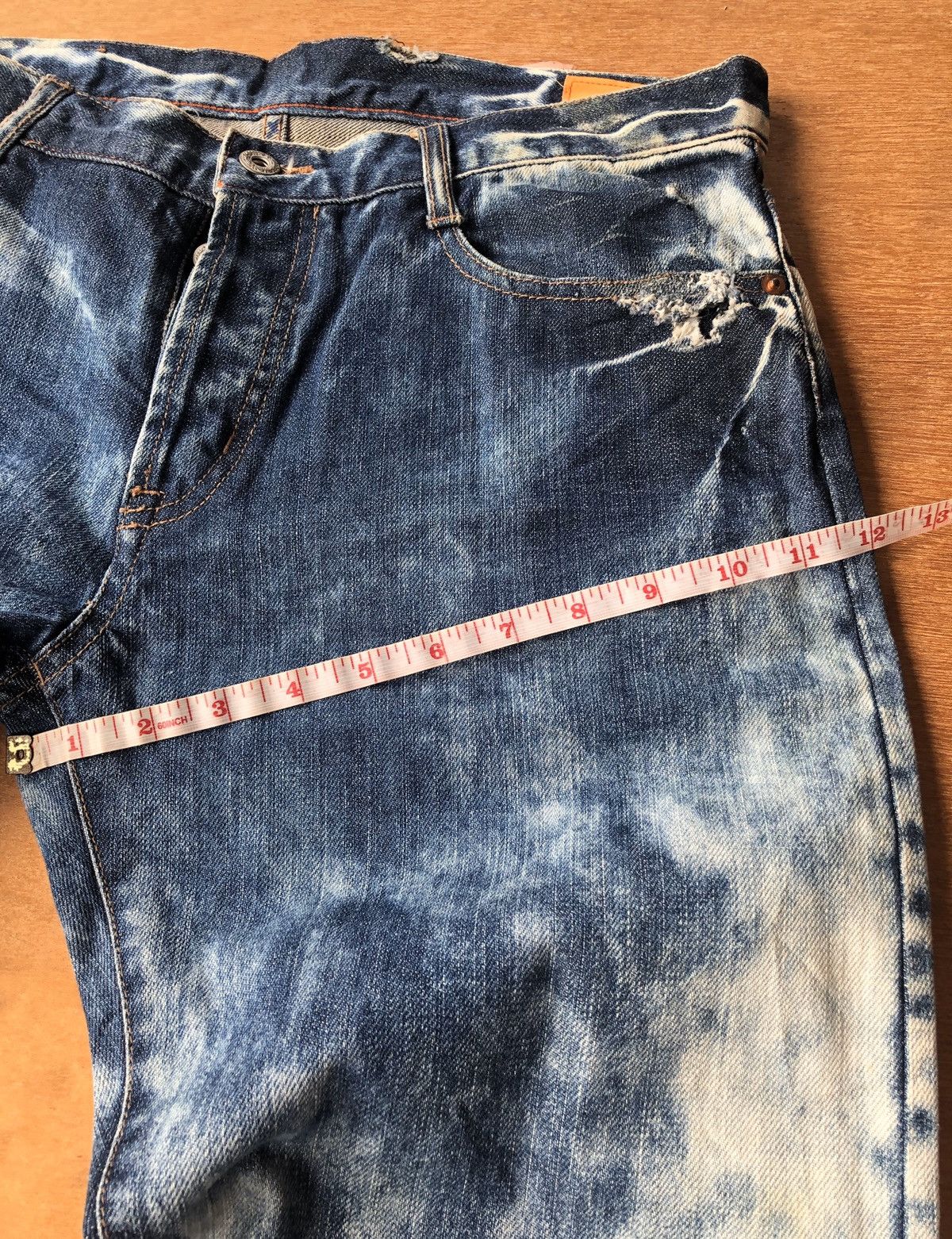 Ciaopanic × Japanese Brand CIAOPANIC acid wash denim jeans Size US 34 / EU 50 - 11 Thumbnail