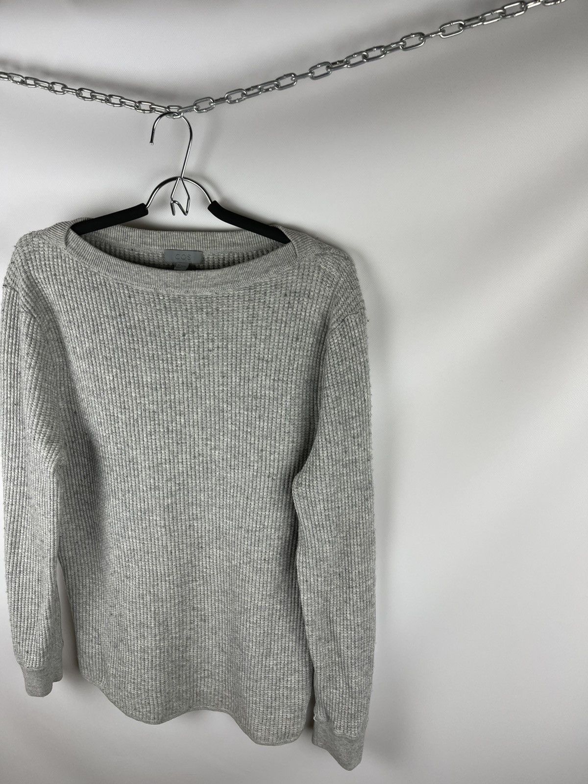 Cos COS rubber grey cotton wool sweater sweatshirt Size US L / EU 52-54 / 3 - 4 Thumbnail