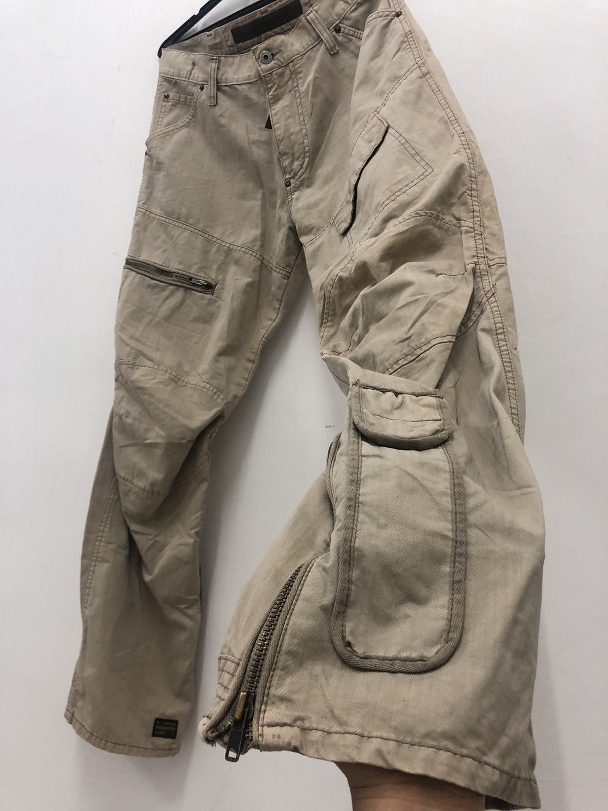 G-Star Rare G STAR RAW DENIM Cargo Military Tactical Utility Pant Size US 33 - 3 Thumbnail