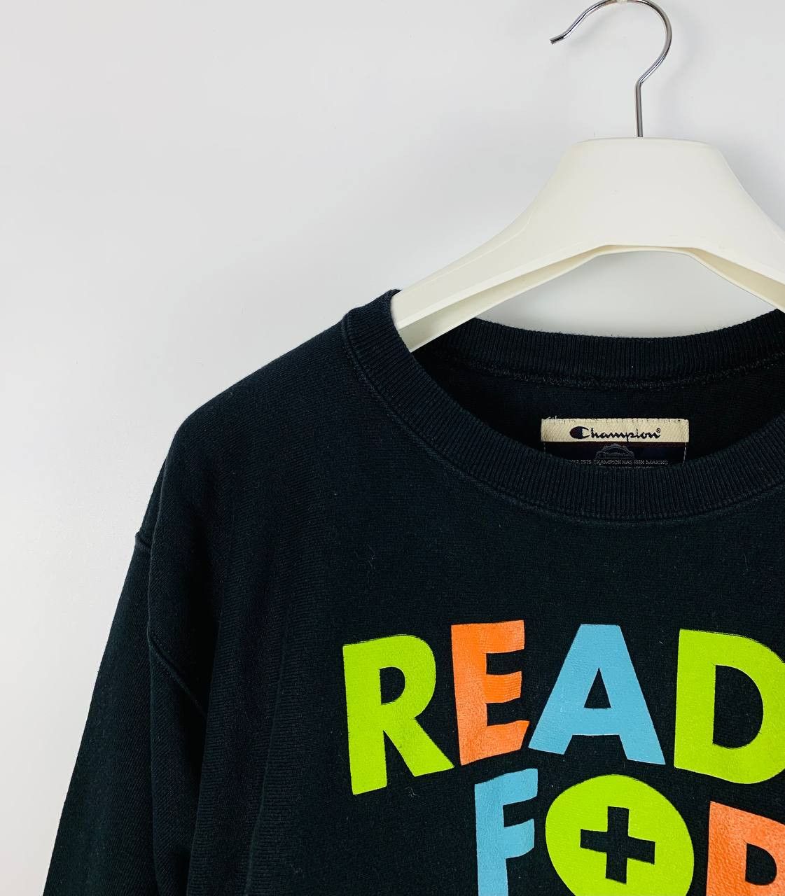 Champion Champion sweatshirt black cotton M Size US M / EU 48-50 / 2 - 2 Thumbnail
