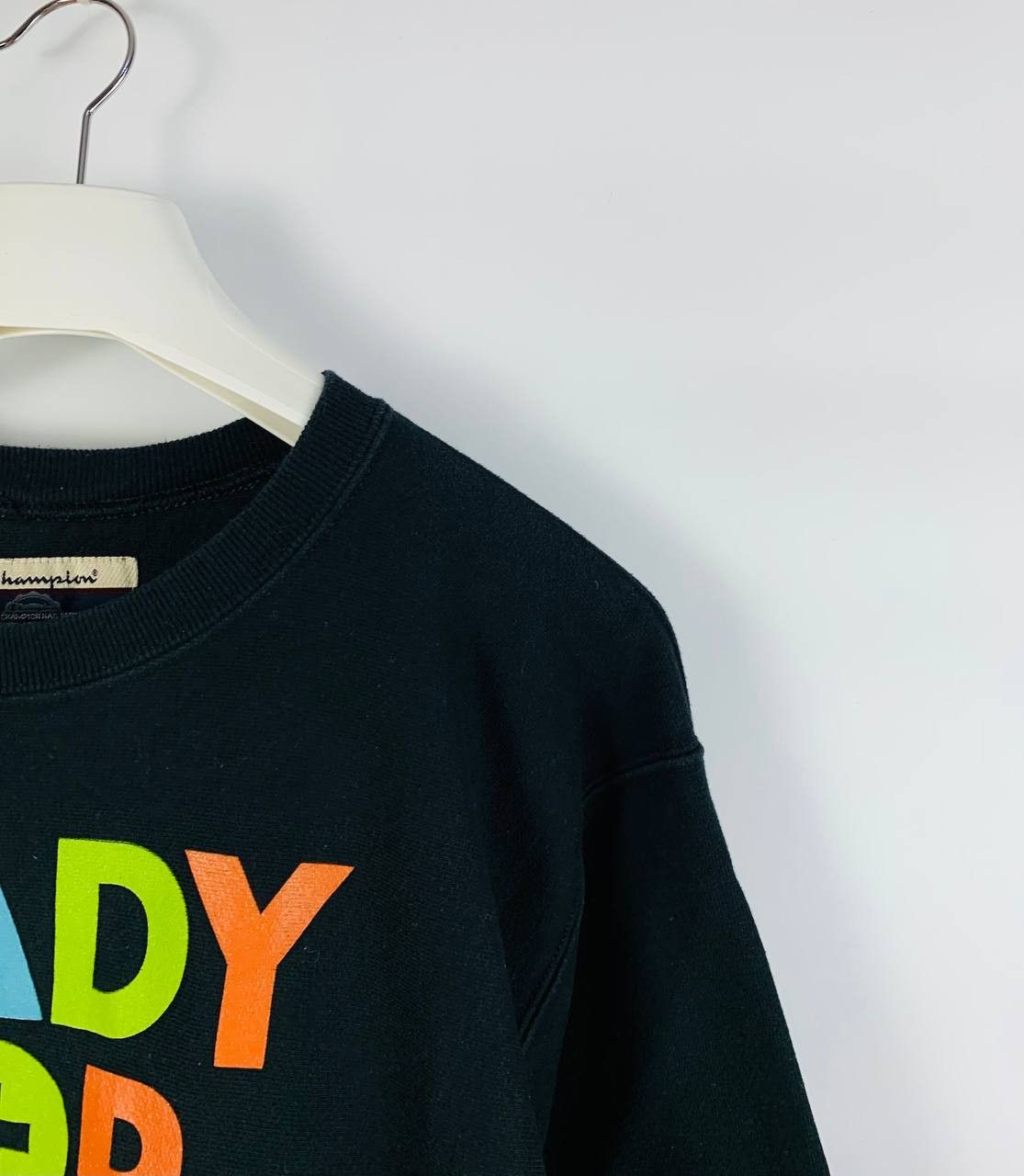 Champion Champion sweatshirt black cotton M Size US M / EU 48-50 / 2 - 3 Thumbnail