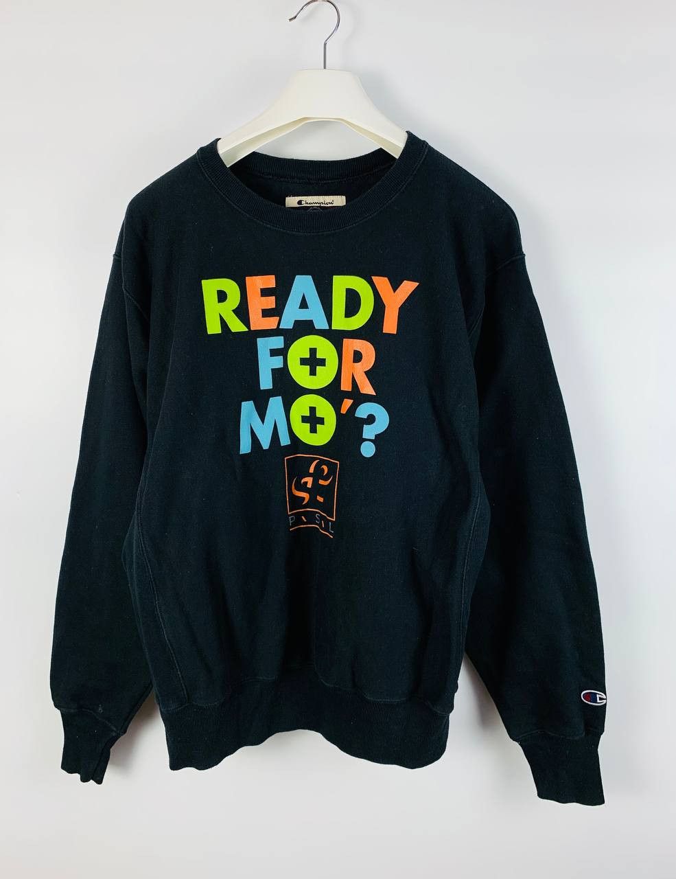 Champion Champion sweatshirt black cotton M Size US M / EU 48-50 / 2 - 1 Thumbnail