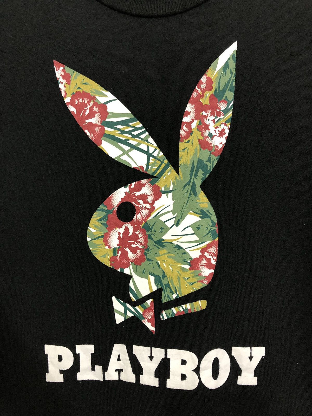 Playboy Playboy Big Logo Flora Motive T-Shirt Size US S / EU 44-46 / 1 - 4 Thumbnail