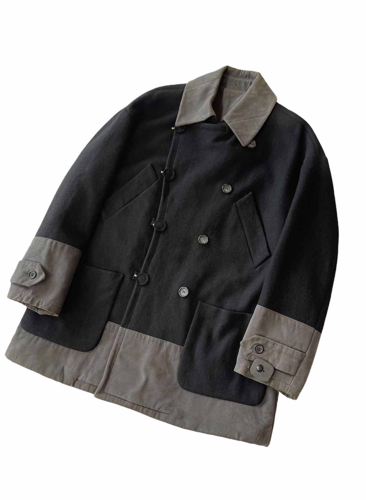 Dolce & Gabbana D&G DOUBLE BREASTED WOOL HEAVY JACKET Size US XL / EU 56 / 4 - 2 Thumbnail