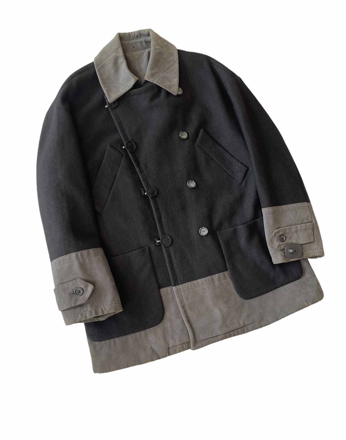 Dolce & Gabbana D&G DOUBLE BREASTED WOOL HEAVY JACKET Size US XL / EU 56 / 4 - 3 Thumbnail