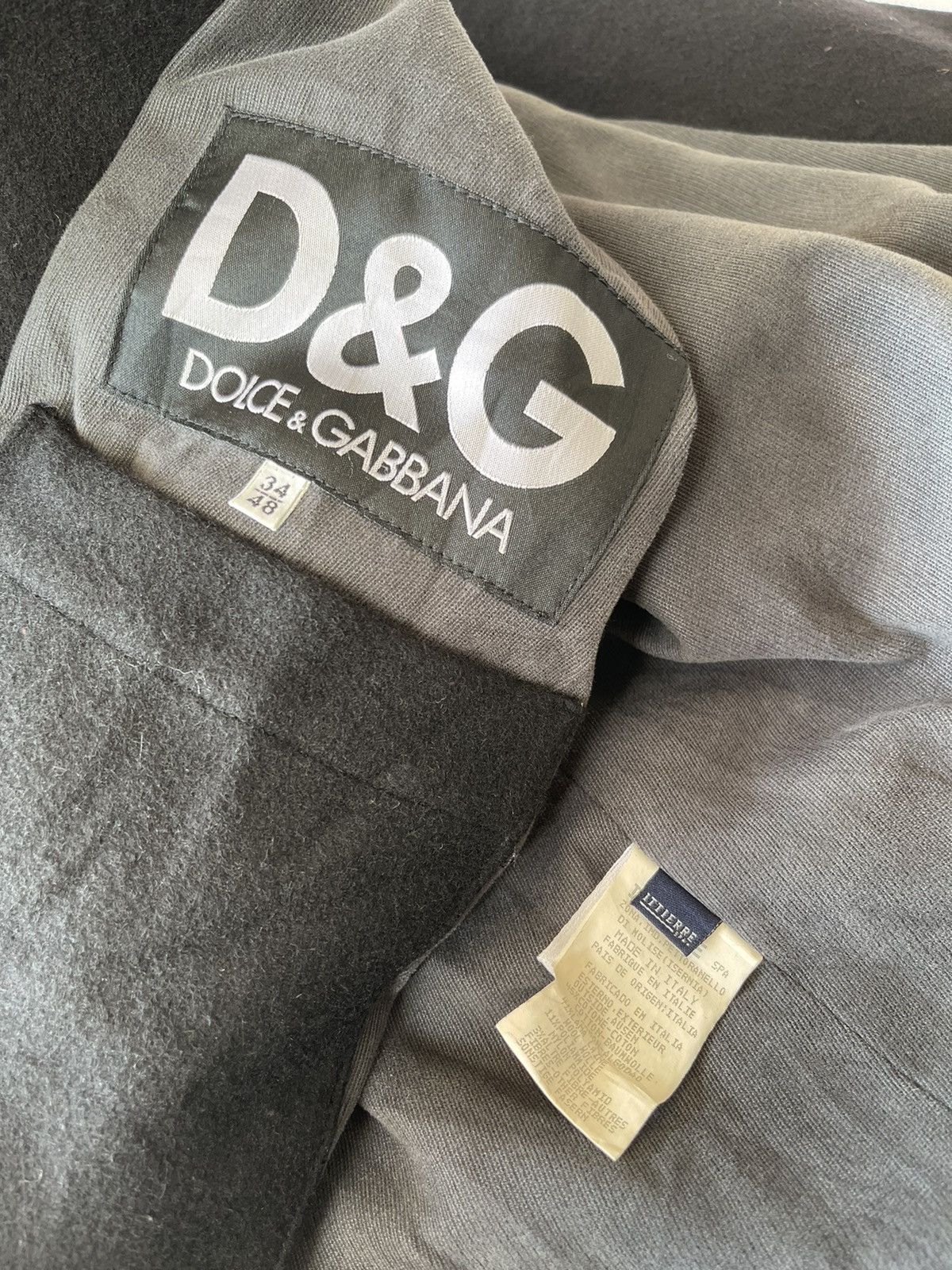 Dolce & Gabbana D&G DOUBLE BREASTED WOOL HEAVY JACKET Size US XL / EU 56 / 4 - 9 Thumbnail