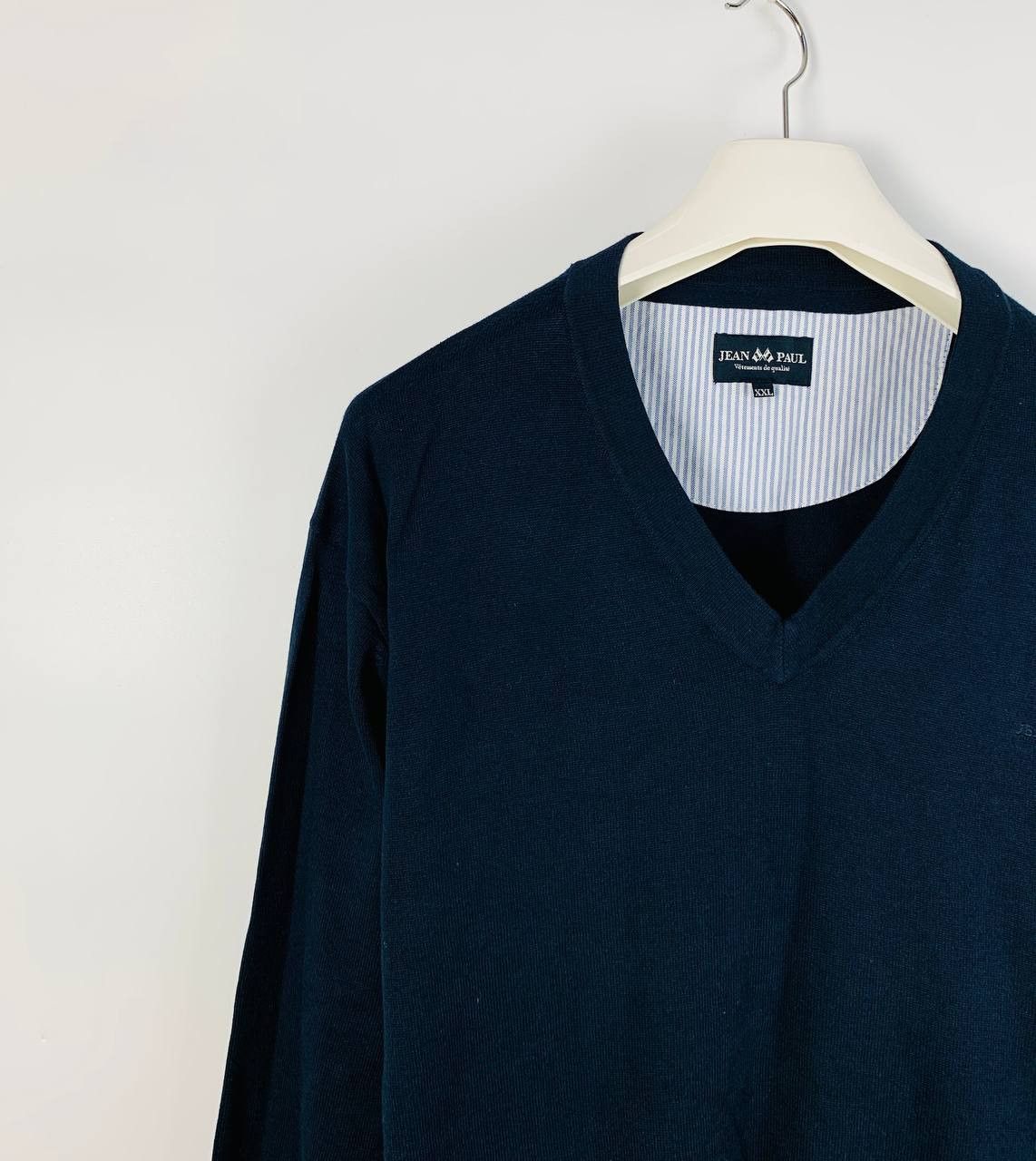 Vintage Jean Paul sweater blue XXL Size US XXL / EU 58 / 5 - 2 Thumbnail