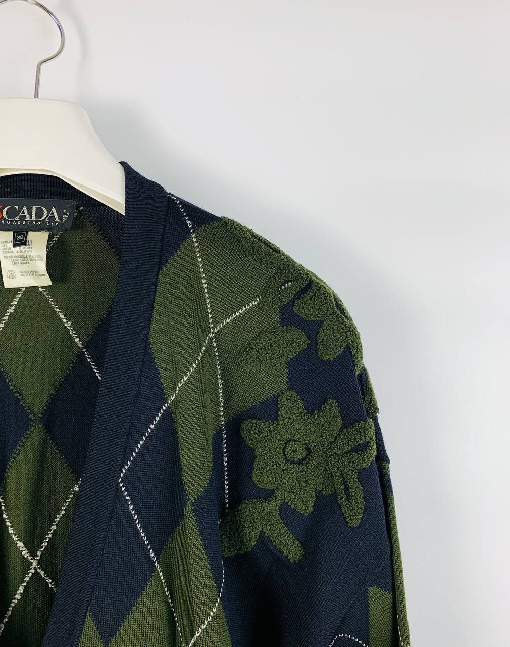 Escada Escada sweater flowers wool 38 Italy Size XS / US 0-2 / IT 36-38 - 3 Thumbnail