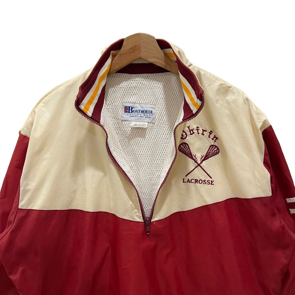 Sports Specialties Vintage!! 80s Lacrosse x Boathouse Made in USA Anorak Jacket Size US L / EU 52-54 / 3 - 8 Thumbnail