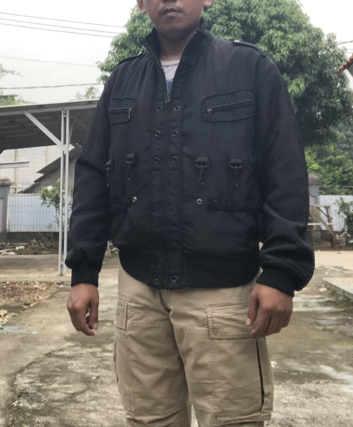 BIGI Vintage Bomber Pharachute Bondage Multi Pocket Men's Bigi Size US M / EU 48-50 / 2 - 11 Thumbnail