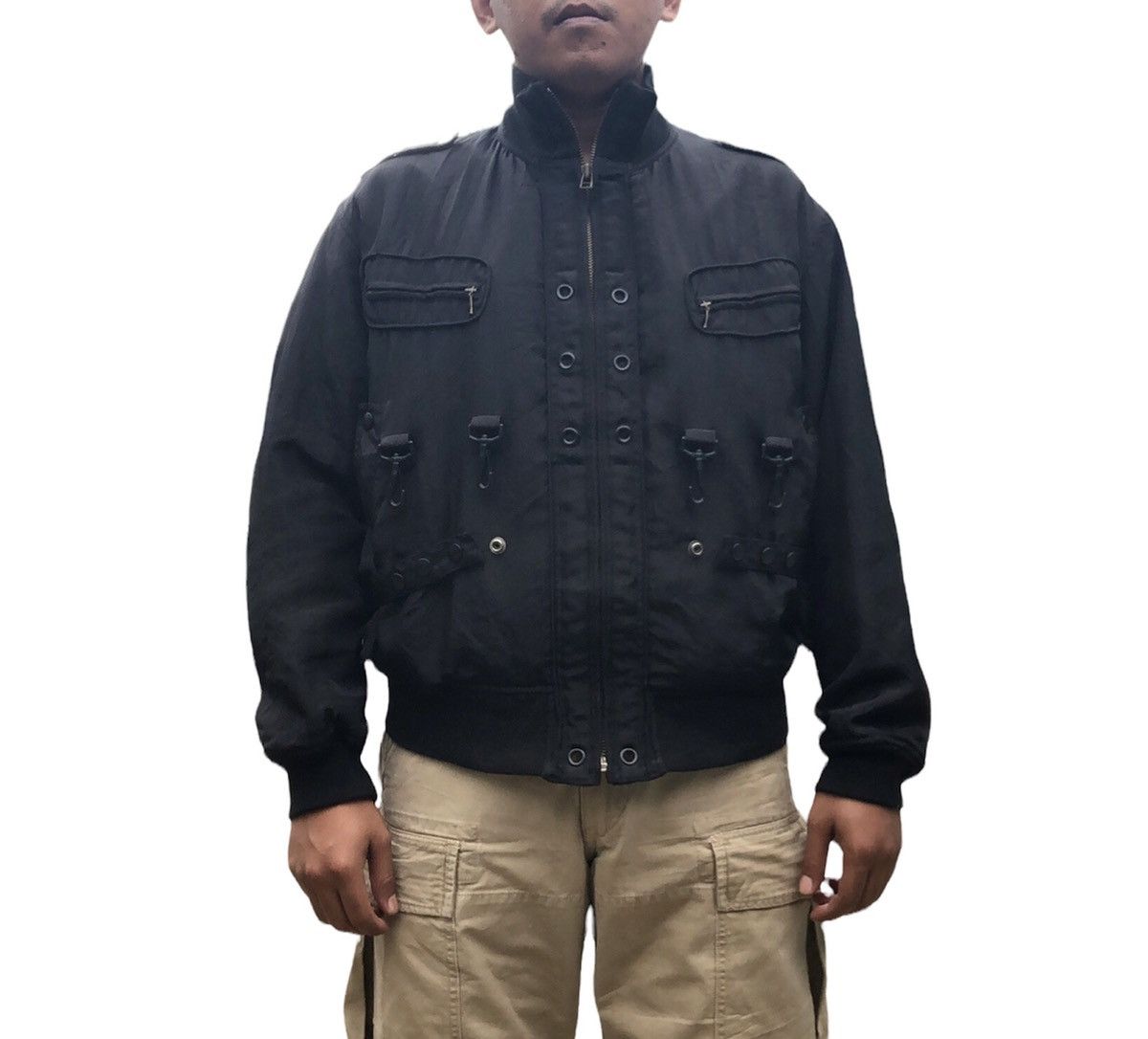 BIGI Vintage Bomber Pharachute Bondage Multi Pocket Men's Bigi Size US M / EU 48-50 / 2 - 12 Thumbnail