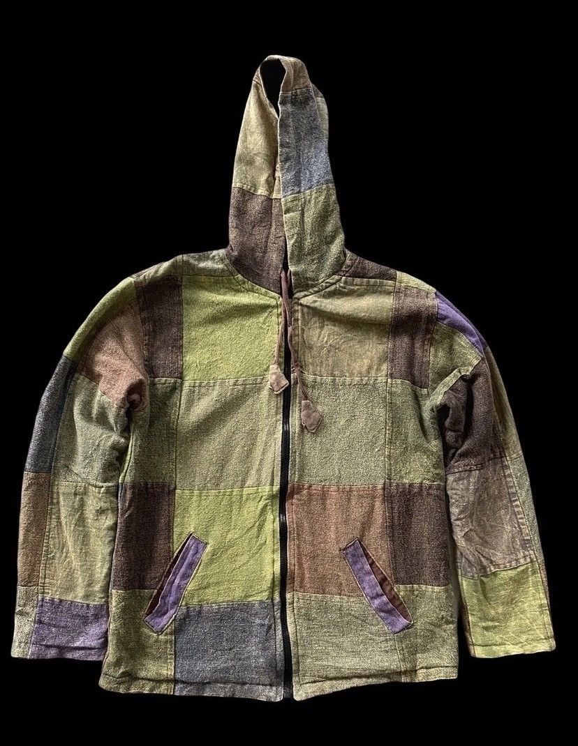 Designer × Japanese Brand × Vintage Kapital ARCYLIC Pachwork Jacket multicolour by Prema Shanti Size US M / EU 48-50 / 2 - 1 Thumbnail