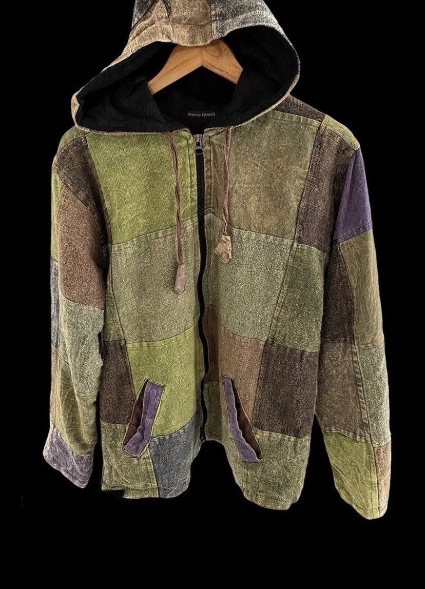 Designer × Japanese Brand × Vintage Kapital ARCYLIC Pachwork Jacket multicolour by Prema Shanti Size US M / EU 48-50 / 2 - 7 Thumbnail