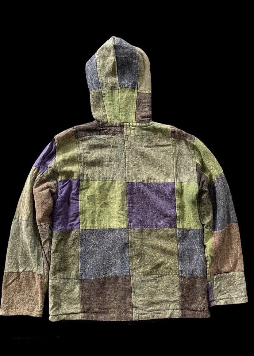 Designer × Japanese Brand × Vintage Kapital ARCYLIC Pachwork Jacket multicolour by Prema Shanti Size US M / EU 48-50 / 2 - 2 Thumbnail