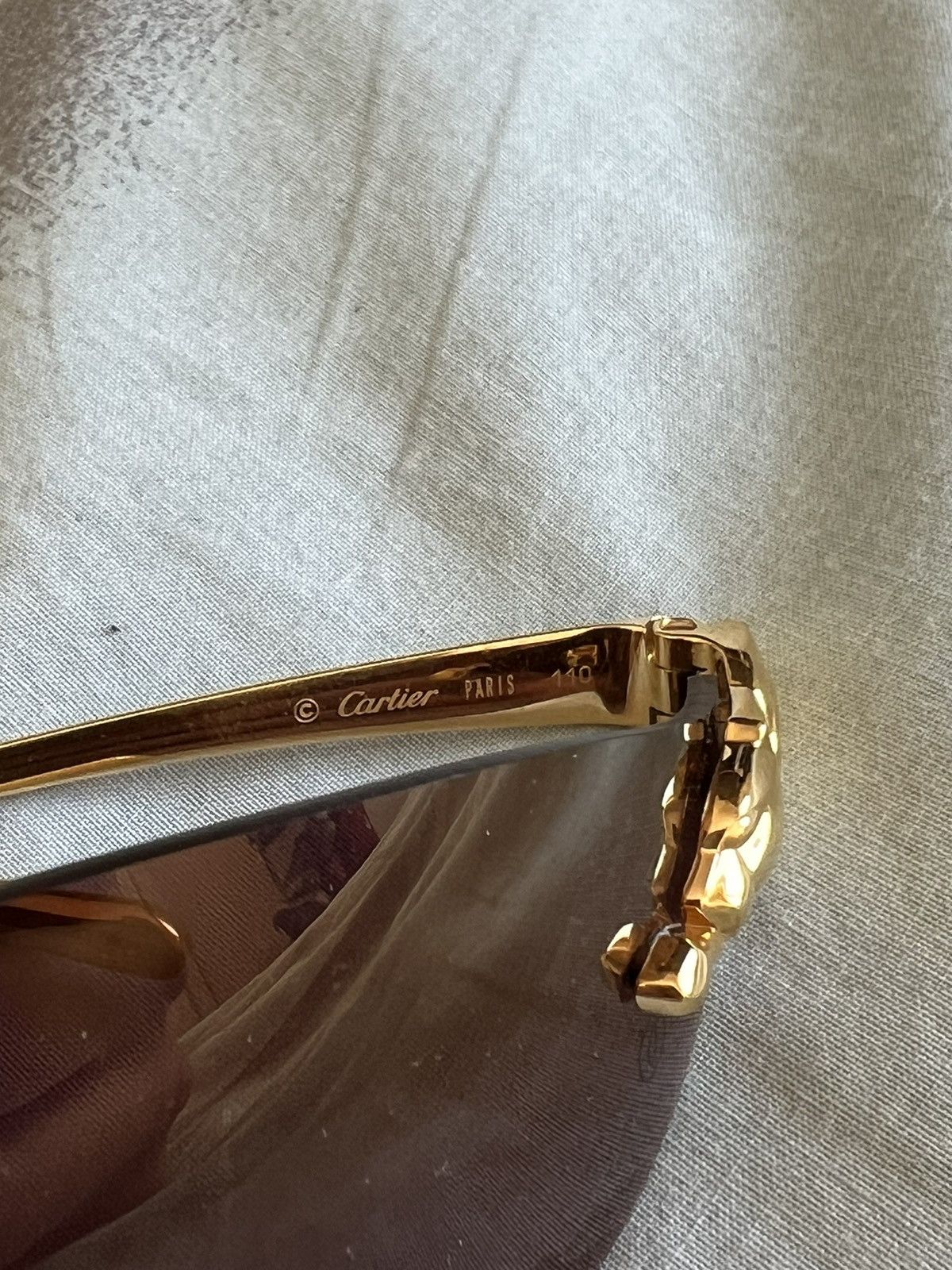 Cartier Panthère De Cartier Sunglasses Size ONE SIZE - 5 Thumbnail