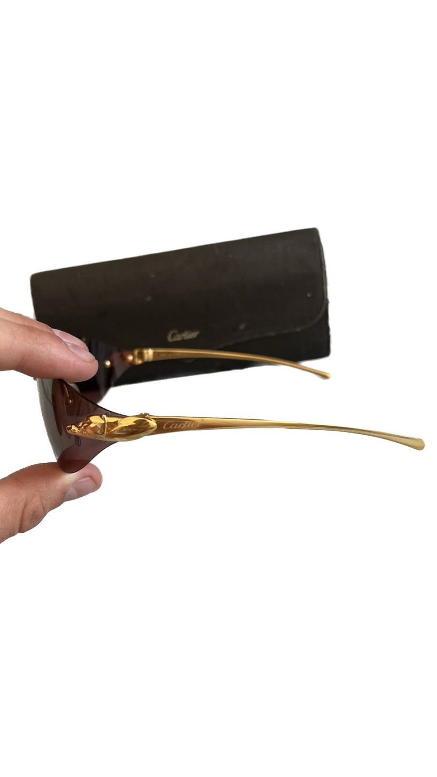 Cartier Panthère De Cartier Sunglasses Size ONE SIZE - 1 Thumbnail
