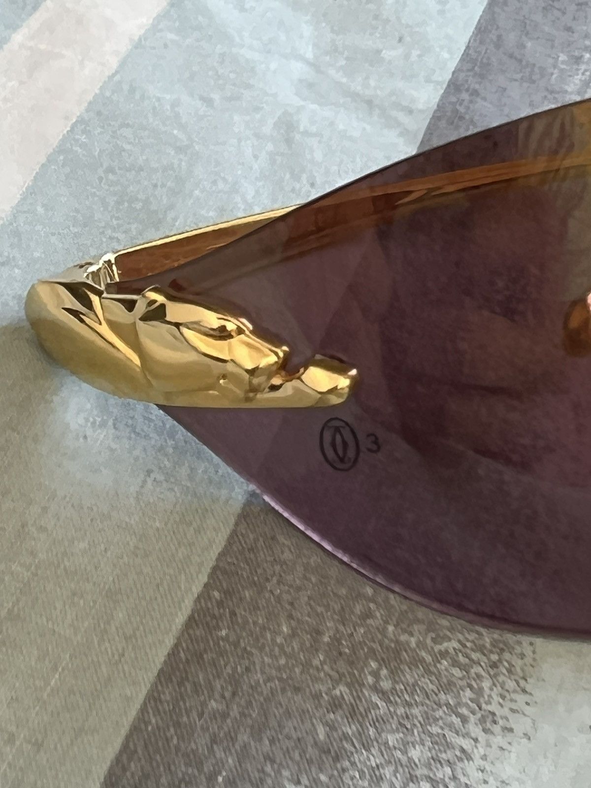 Cartier Panthère De Cartier Sunglasses Size ONE SIZE - 4 Thumbnail