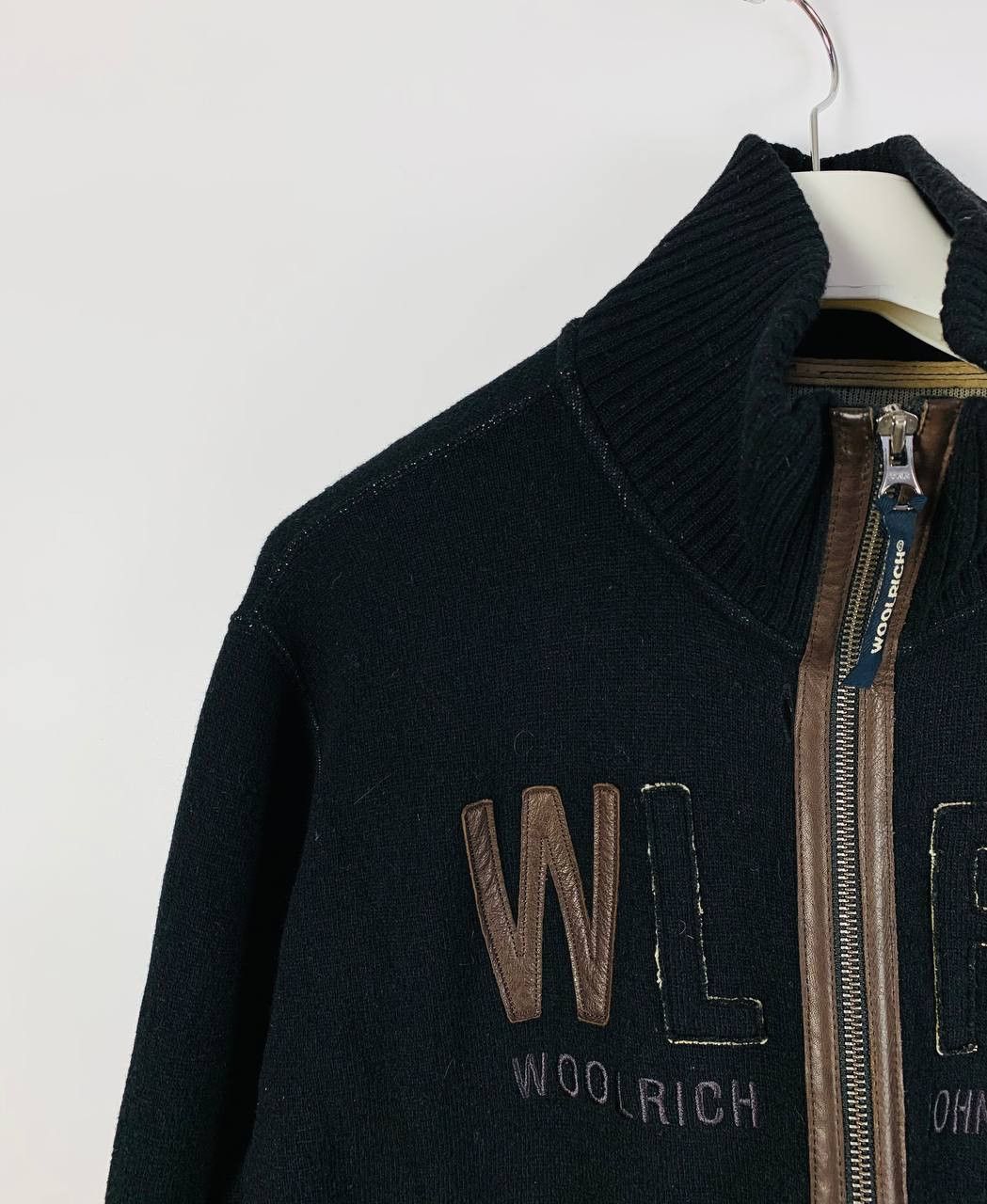 Woolrich Woolen Mills Woolrich John Rich& Bros Big Logo sweatshirt zip L Size US L / EU 52-54 / 3 - 2 Thumbnail