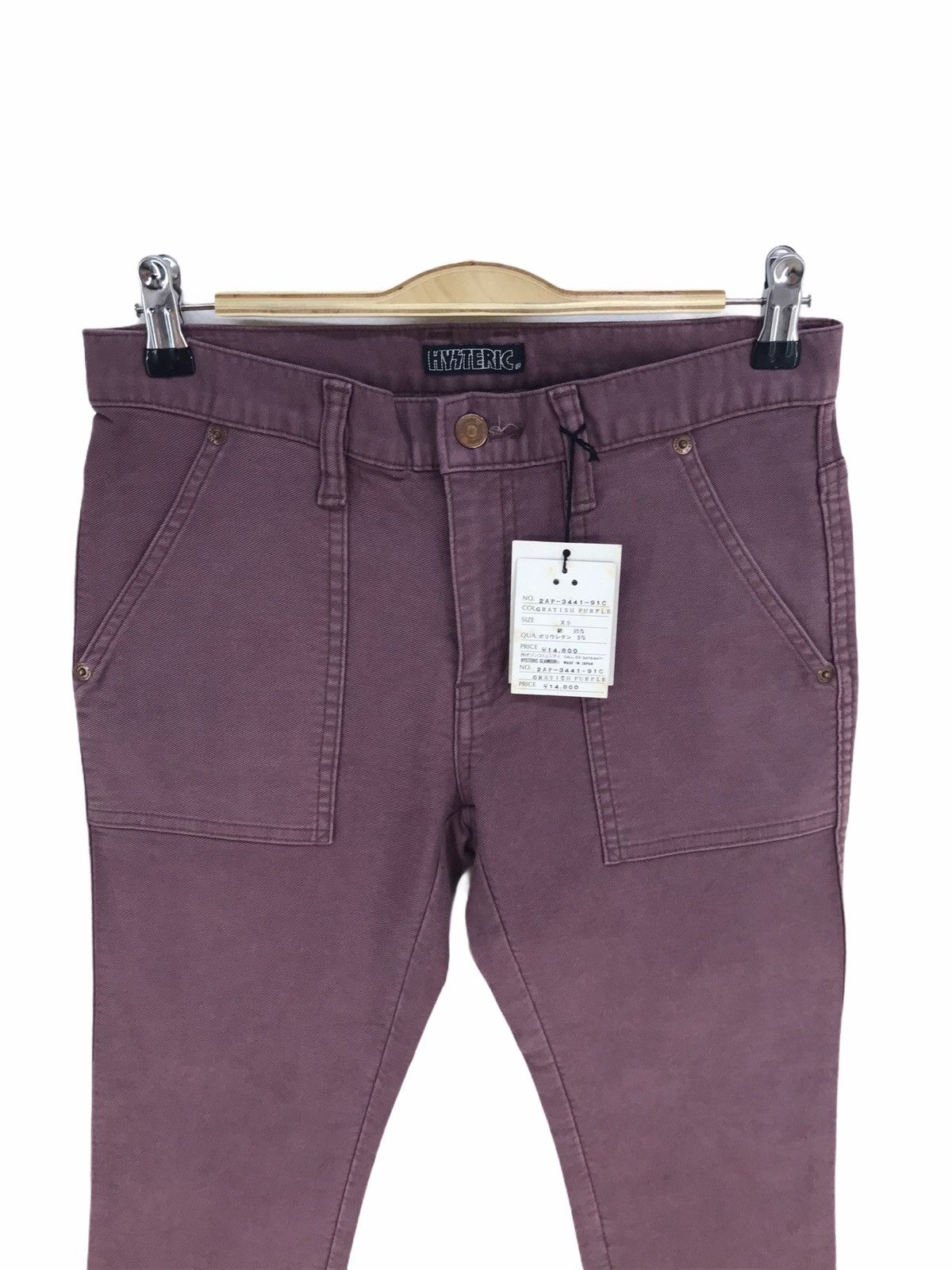 Hysteric Glamour Hysteric Glamour Grayish Purple Fatigue Denim Jeans Size US 28 / EU 44 - 2 Thumbnail