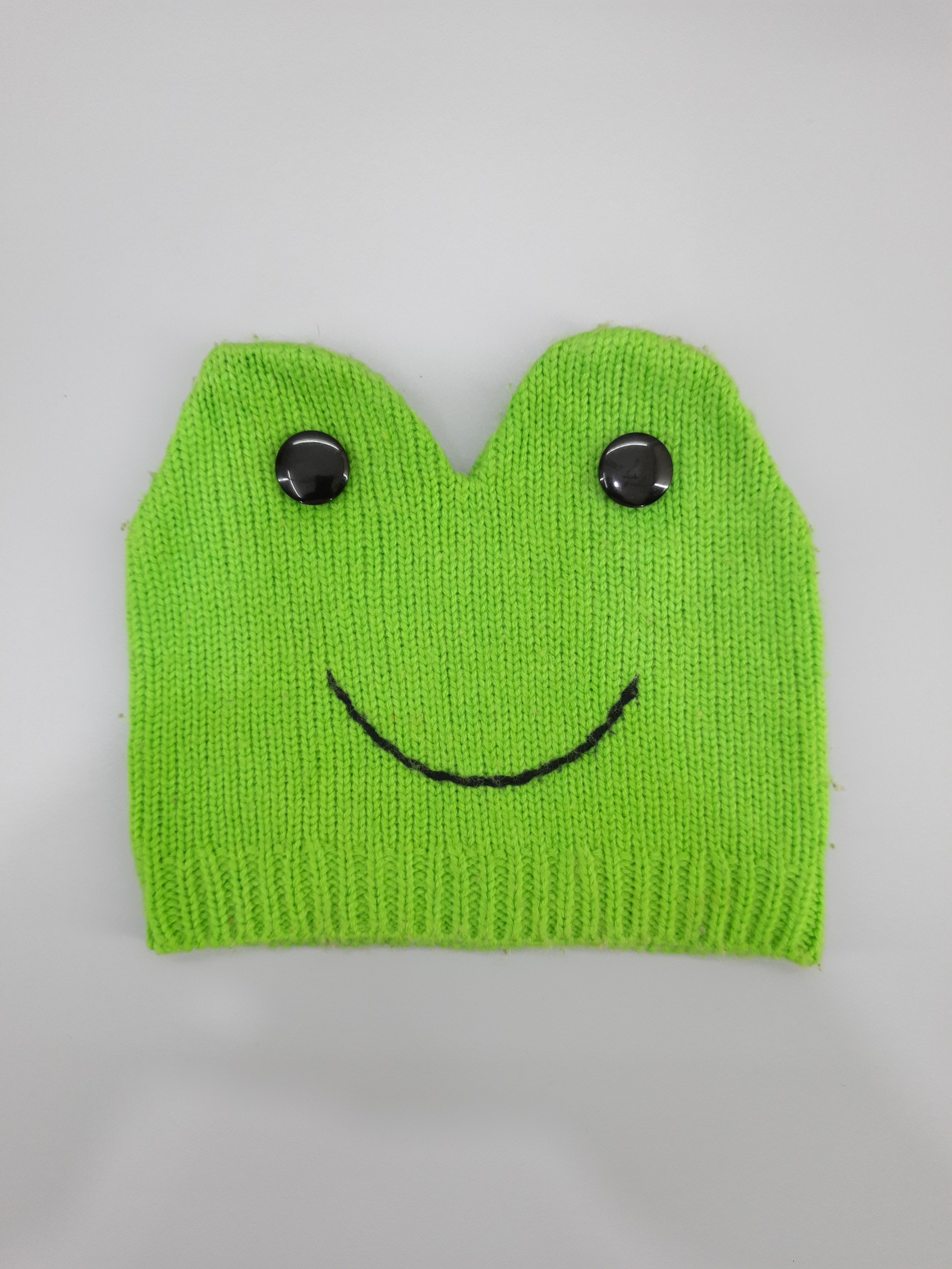 Handmade × Vintage Vintage Beanie Face Knitted Hat - BN261 Size ONE SIZE - 1 Thumbnail