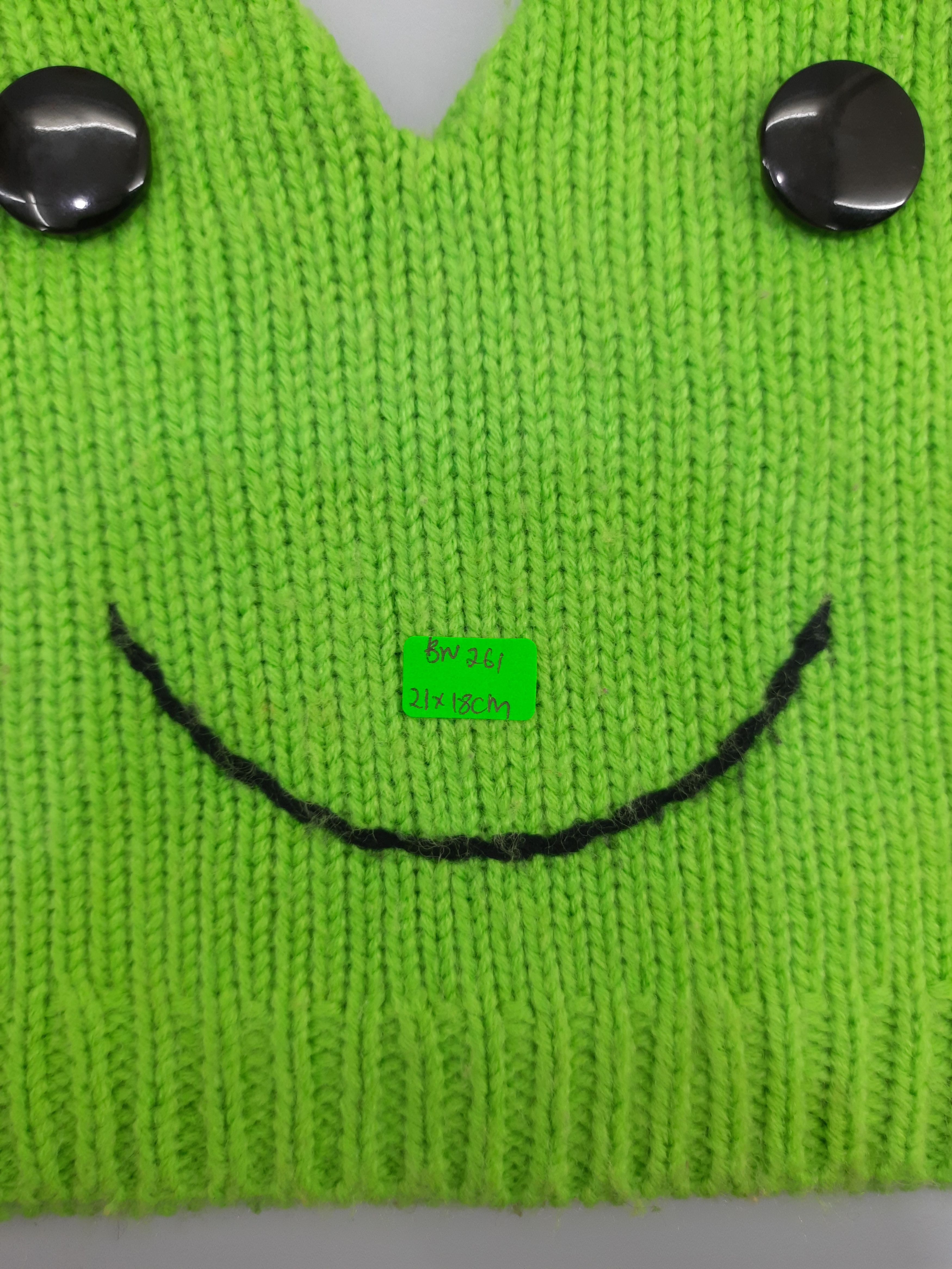 Handmade × Vintage Vintage Beanie Face Knitted Hat - BN261 Size ONE SIZE - 8 Thumbnail