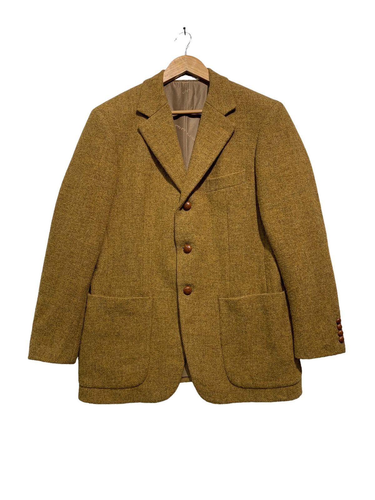 Harris Tweed × Karl Helmut 🔥K.HELMUT X HARRIS TWEED WOOL COAT JACKETS Size US L / EU 52-54 / 3 - 2 Thumbnail