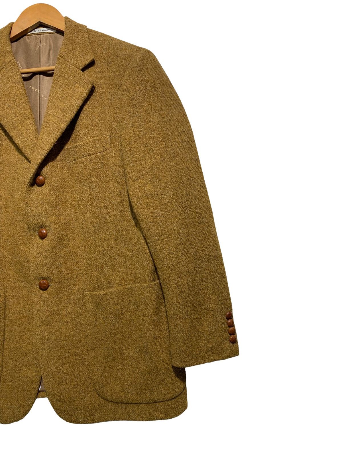 Harris Tweed × Karl Helmut 🔥K.HELMUT X HARRIS TWEED WOOL COAT JACKETS Size US L / EU 52-54 / 3 - 6 Thumbnail
