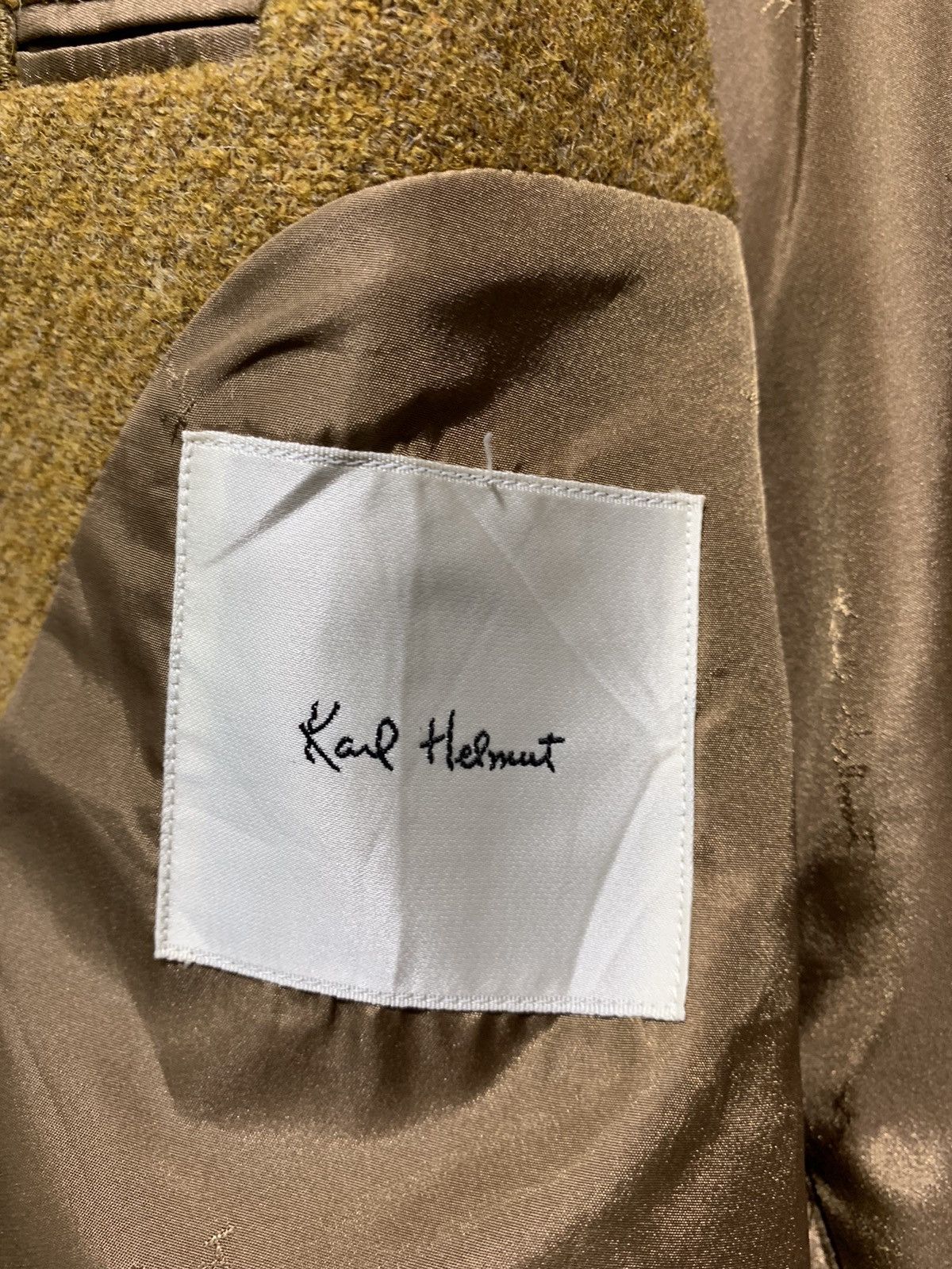 Harris Tweed × Karl Helmut 🔥K.HELMUT X HARRIS TWEED WOOL COAT JACKETS Size US L / EU 52-54 / 3 - 10 Thumbnail