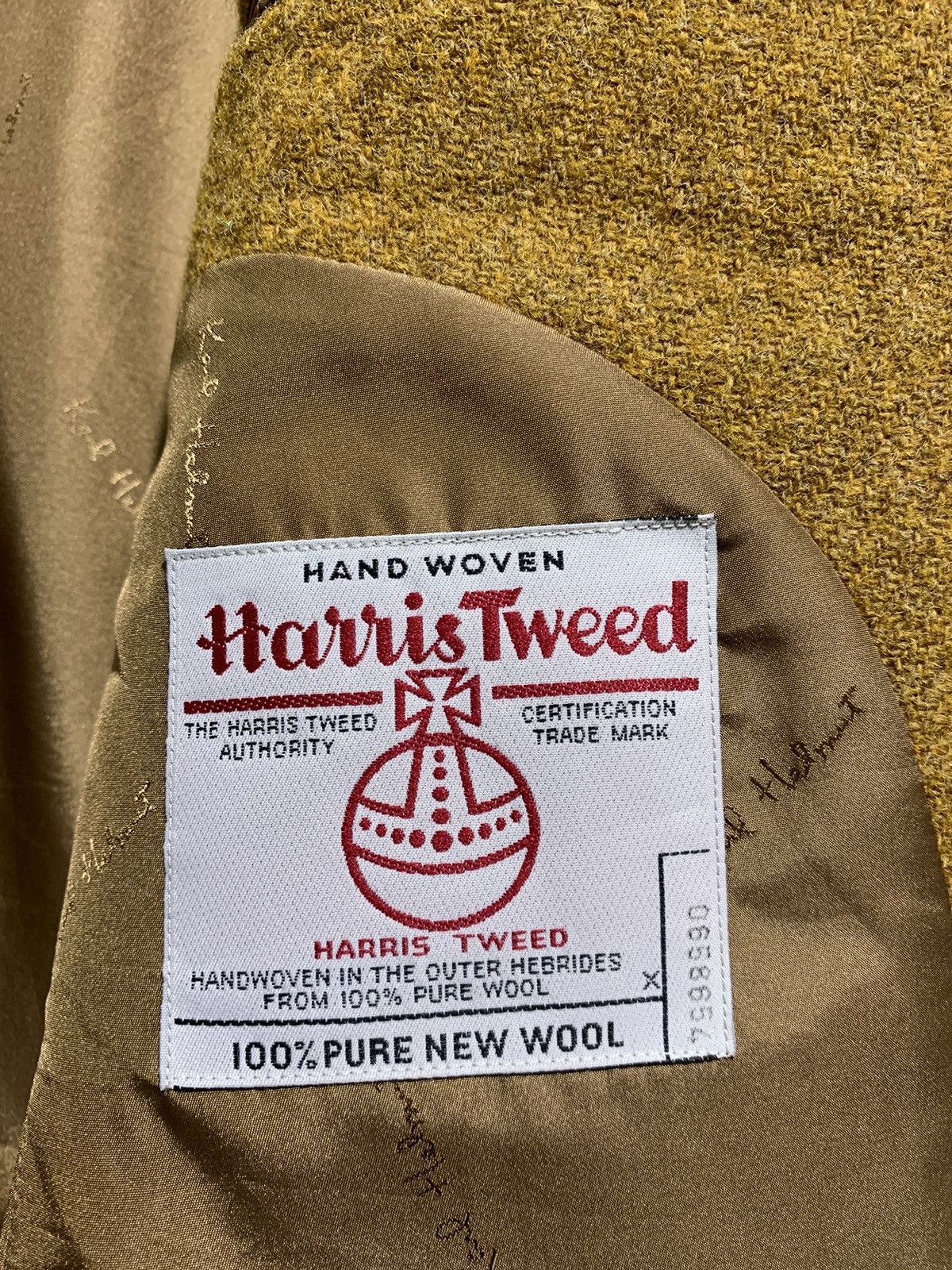 Harris Tweed × Karl Helmut 🔥K.HELMUT X HARRIS TWEED WOOL COAT JACKETS Size US L / EU 52-54 / 3 - 11 Thumbnail