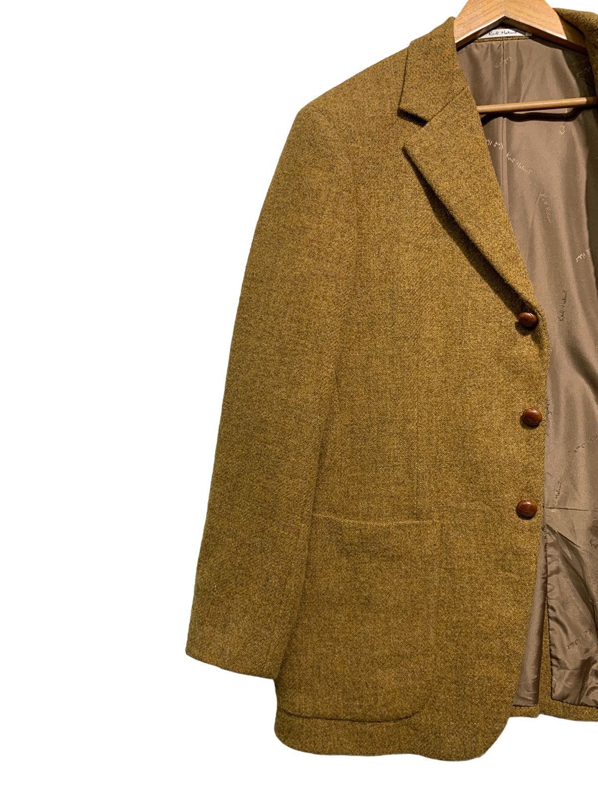 Harris Tweed × Karl Helmut 🔥K.HELMUT X HARRIS TWEED WOOL COAT JACKETS Size US L / EU 52-54 / 3 - 3 Thumbnail