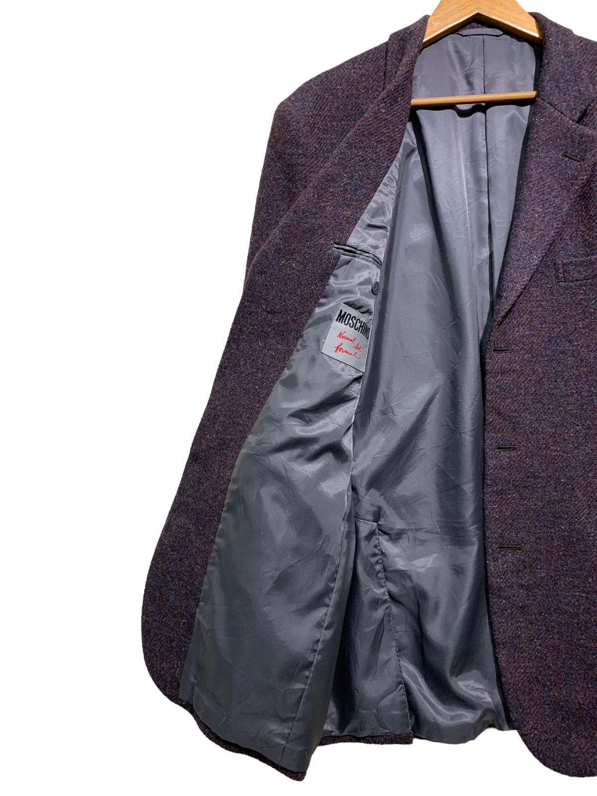 Moschino 🔥MOSCHINO NORMAL BUT FORMAL MENS WOOL JACKETS Size US L / EU 52-54 / 3 - 3 Thumbnail