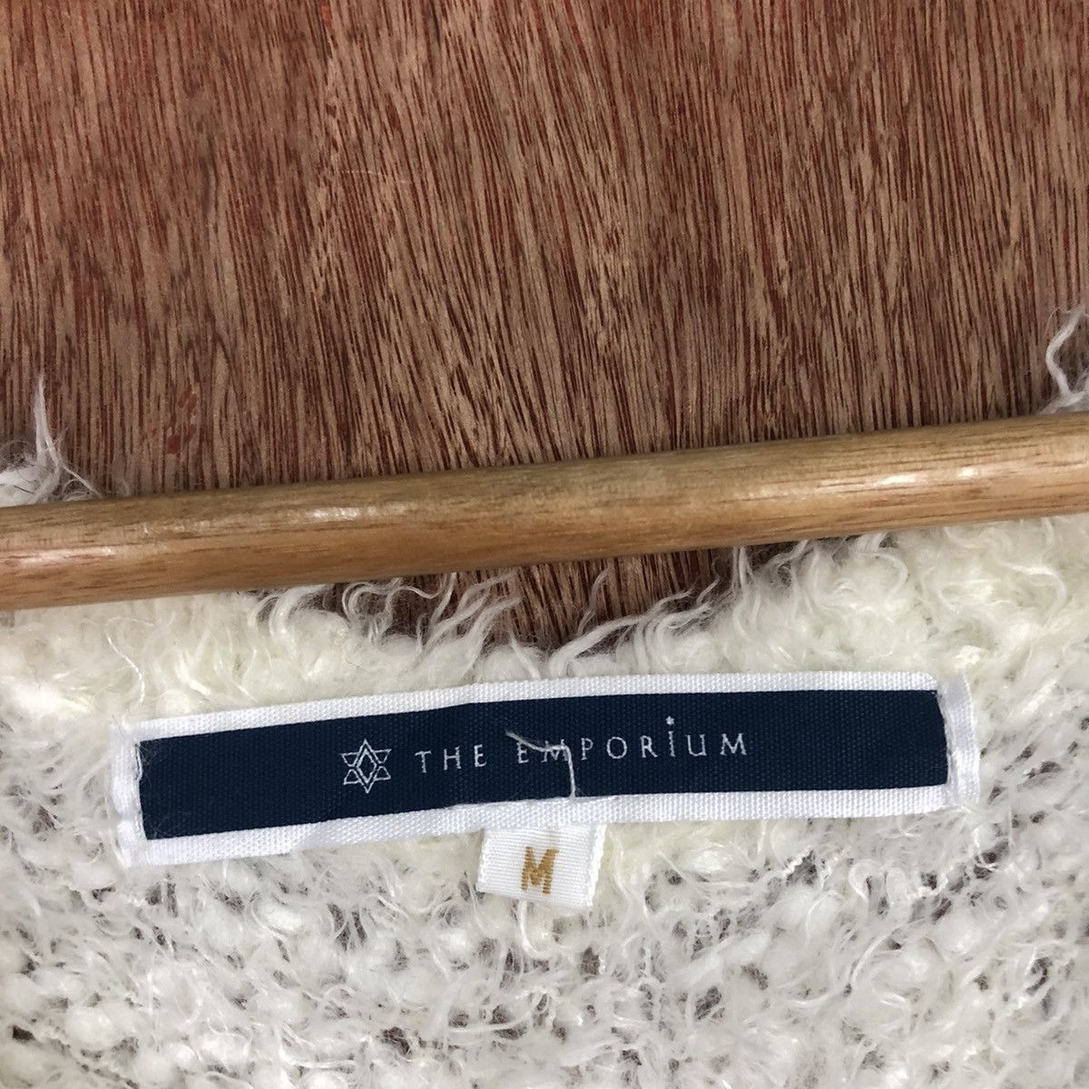 Homespun Knitwear × Japanese Brand The Emporium WHite Mohair Knitwear #0430 Size US M / EU 48-50 / 2 - 10 Thumbnail