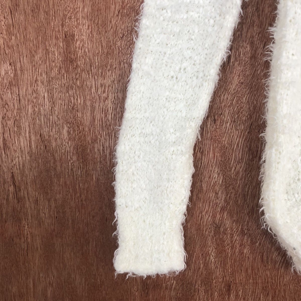 Homespun Knitwear × Japanese Brand The Emporium WHite Mohair Knitwear #0430 Size US M / EU 48-50 / 2 - 6 Thumbnail