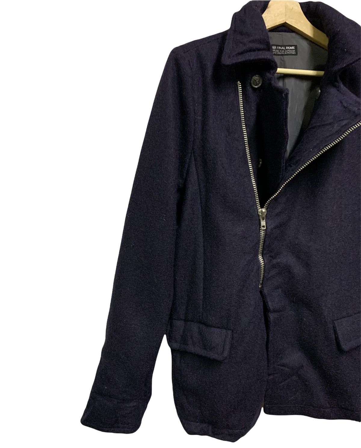 Final Home 🔥FINAL HOME ISSEY MIYAKE WOOL SLANG ZIPPER JACKETS Size US M / EU 48-50 / 2 - 3 Thumbnail