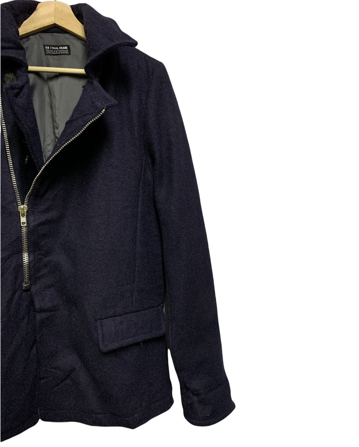 Final Home 🔥FINAL HOME ISSEY MIYAKE WOOL SLANG ZIPPER JACKETS Size US M / EU 48-50 / 2 - 4 Thumbnail