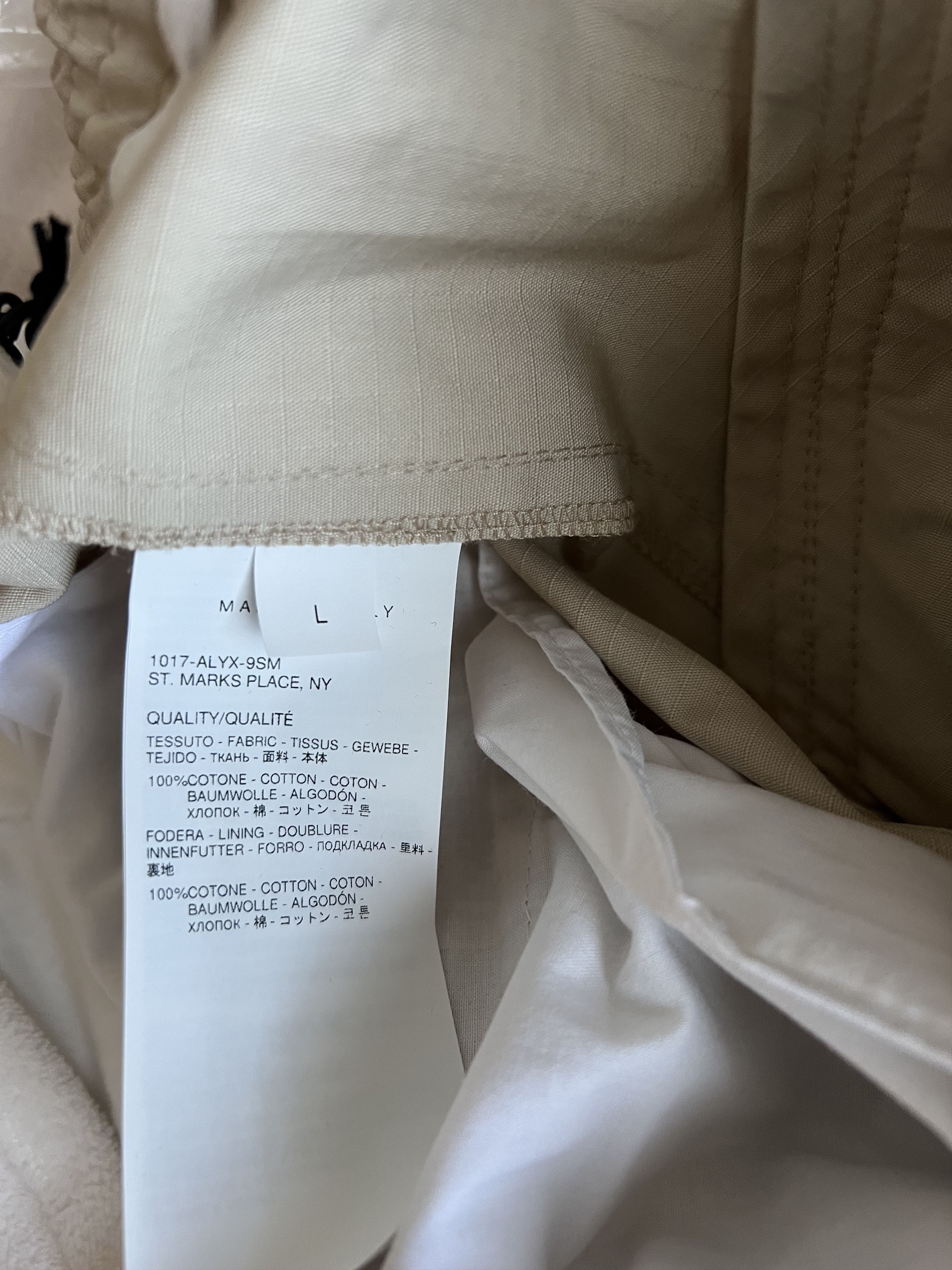 1017 ALYX 9SM 1017 Alyx 9SM Ripstop Shorts in Beige Size US 34 / EU 50 - 8 Thumbnail