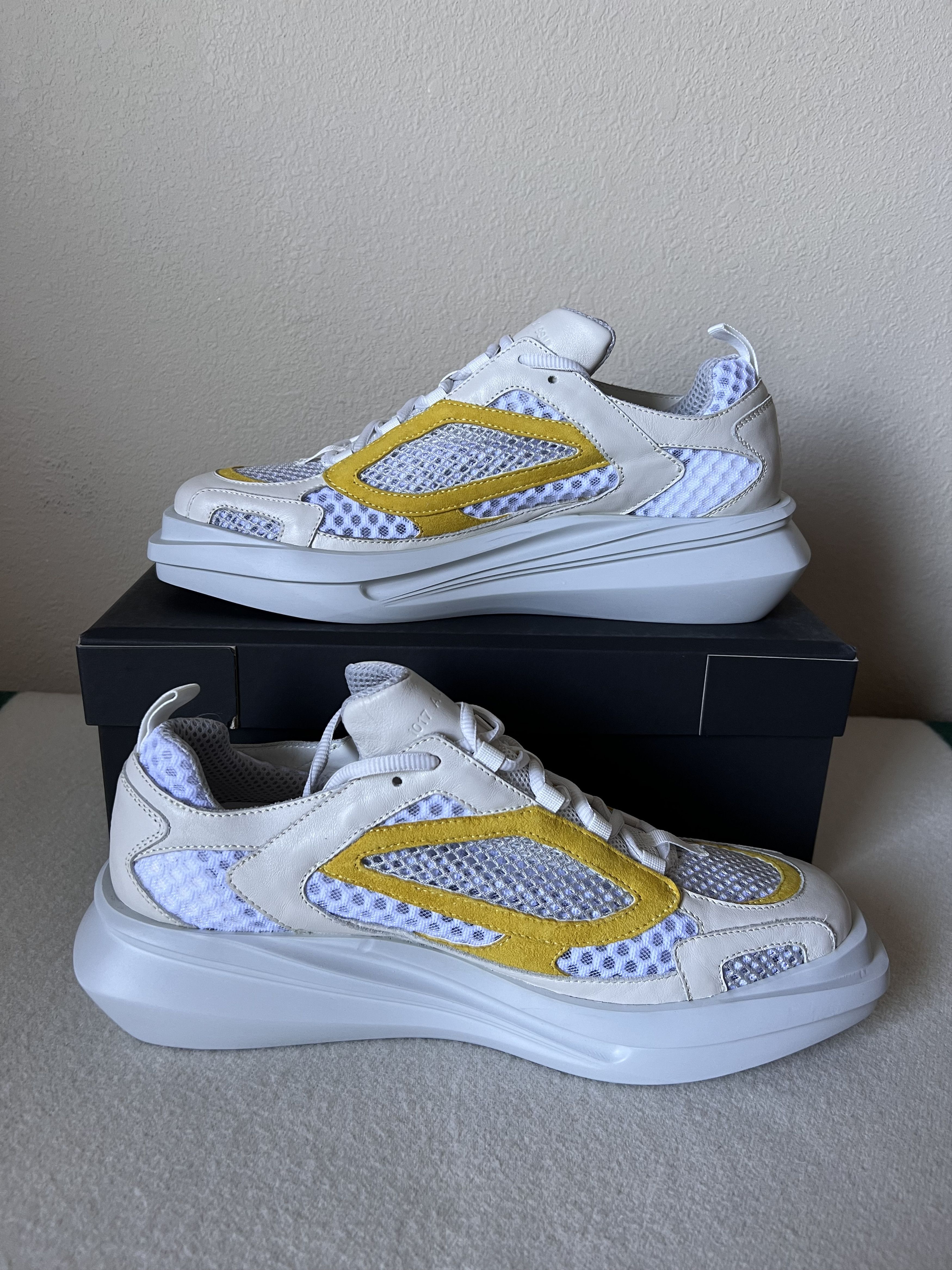 1017 ALYX 9SM 1017 Alyx 9SM Mono Hiking Sneaker in White Yellow Size US 11 / EU 44 - 3 Thumbnail