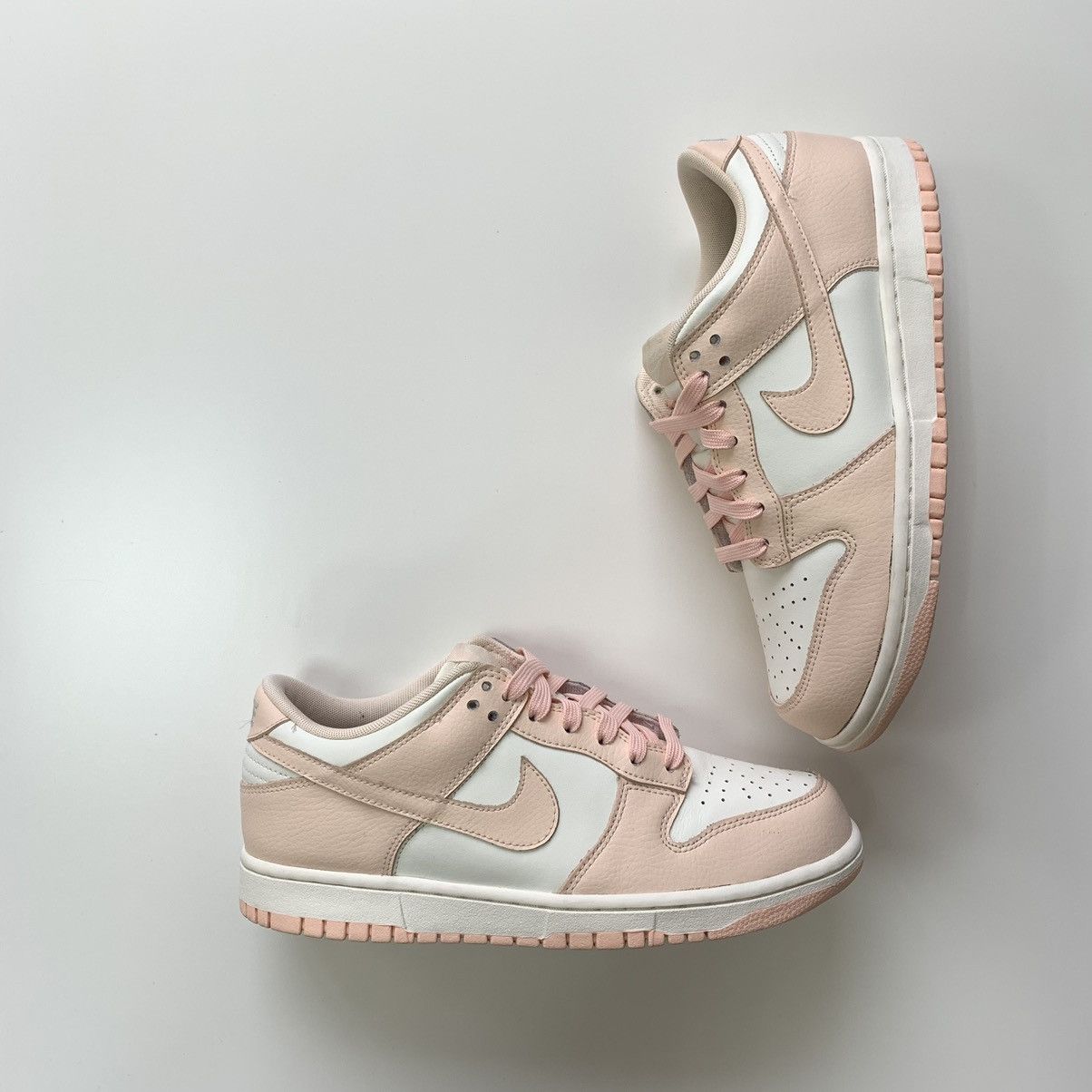 image of 2016 Nike Dunk Low Sail Sunset Tint Shoes, Men's (Size 7)