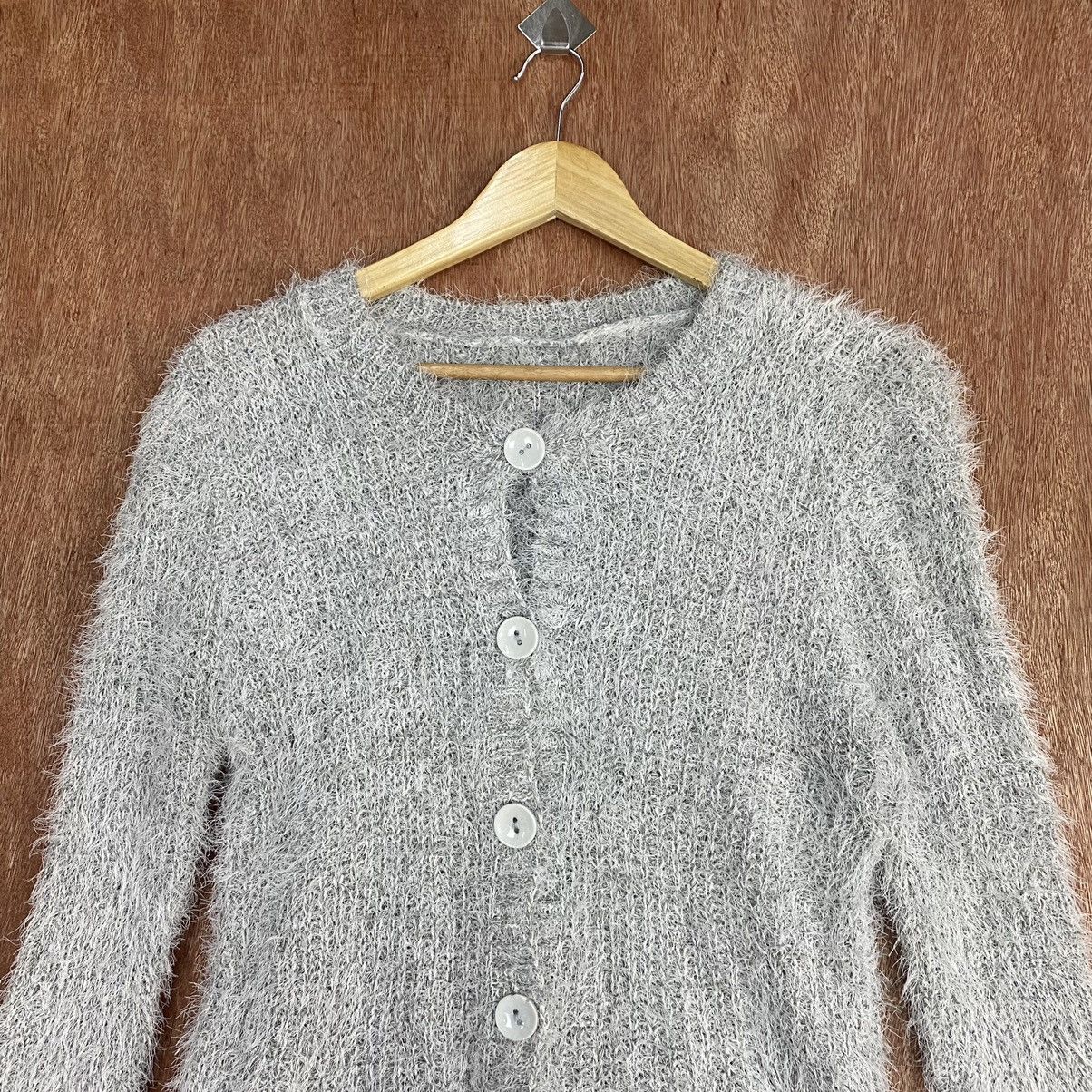 Japanese Brand First White Cardigan Mohair Shag Shaggy Knitwear Size US S / EU 44-46 / 1 - 8 Thumbnail