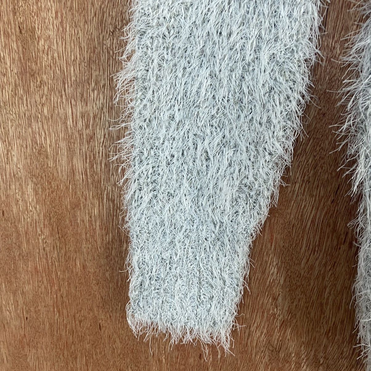 Japanese Brand First White Cardigan Mohair Shag Shaggy Knitwear Size US S / EU 44-46 / 1 - 6 Thumbnail