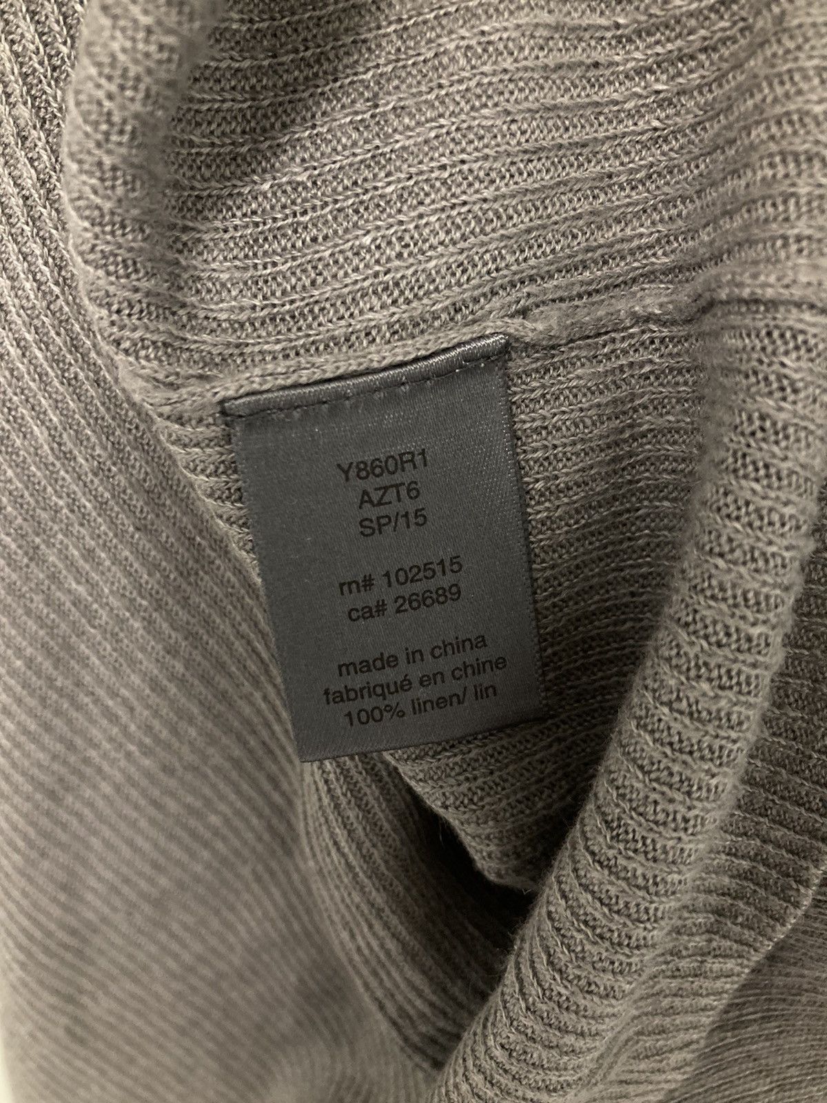 John Varvatos Linen Henley. Medium. Size US M / EU 48-50 / 2 - 8 Thumbnail