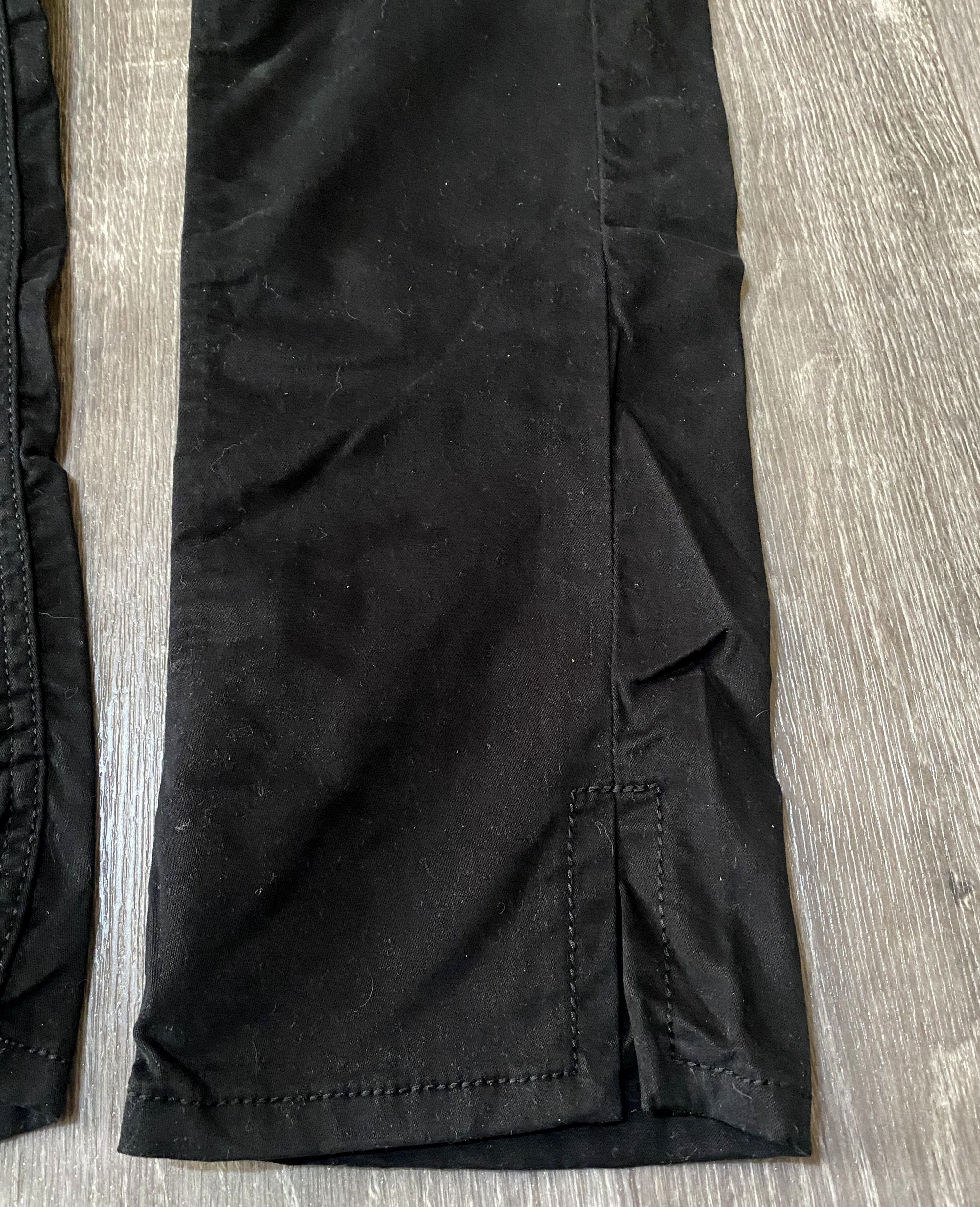 Evisu Unisex Evisu Black Jeans Leather Patchwork Logo Denim Size US 28 / EU 44 - 13 Thumbnail