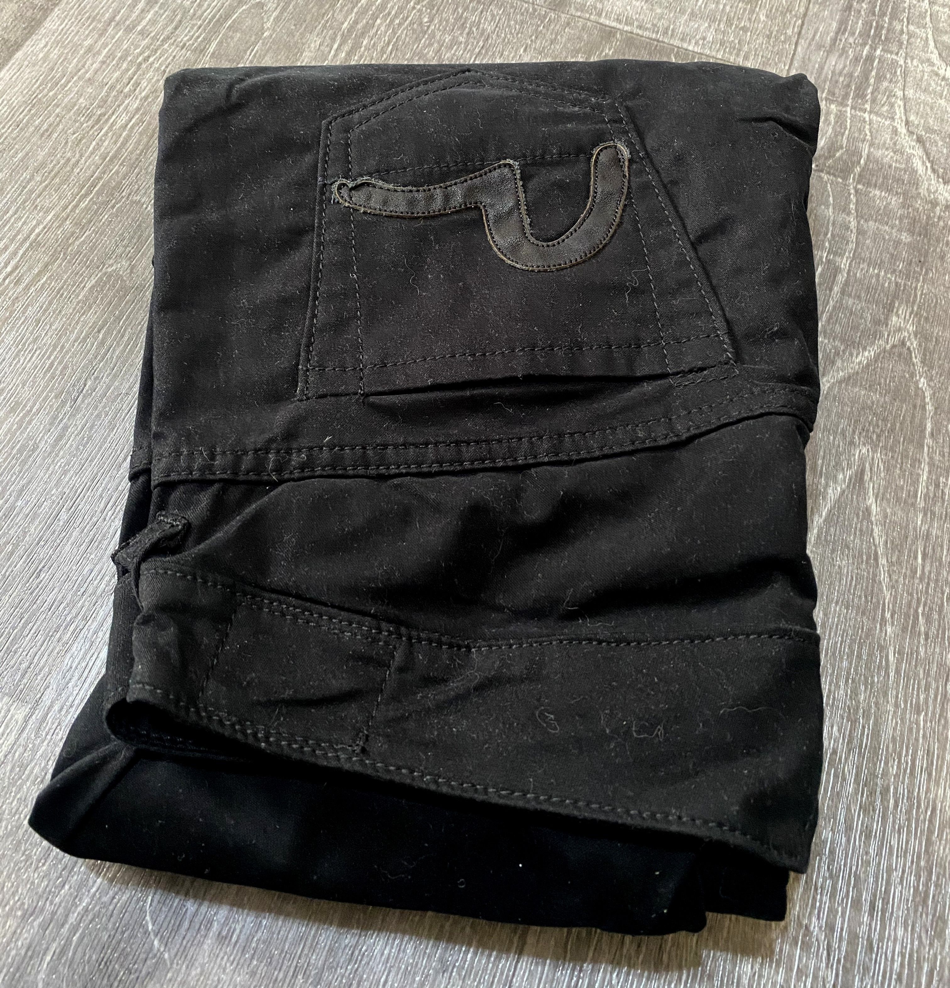 Evisu Unisex Evisu Black Jeans Leather Patchwork Logo Denim Size US 28 / EU 44 - 6 Thumbnail