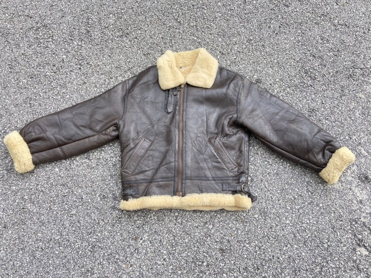 Other US ARMY AIR FORCES B-3 SHEARLING SHEEPSKIN MILITARY JACKET Size US L / EU 52-54 / 3 - 3 Thumbnail